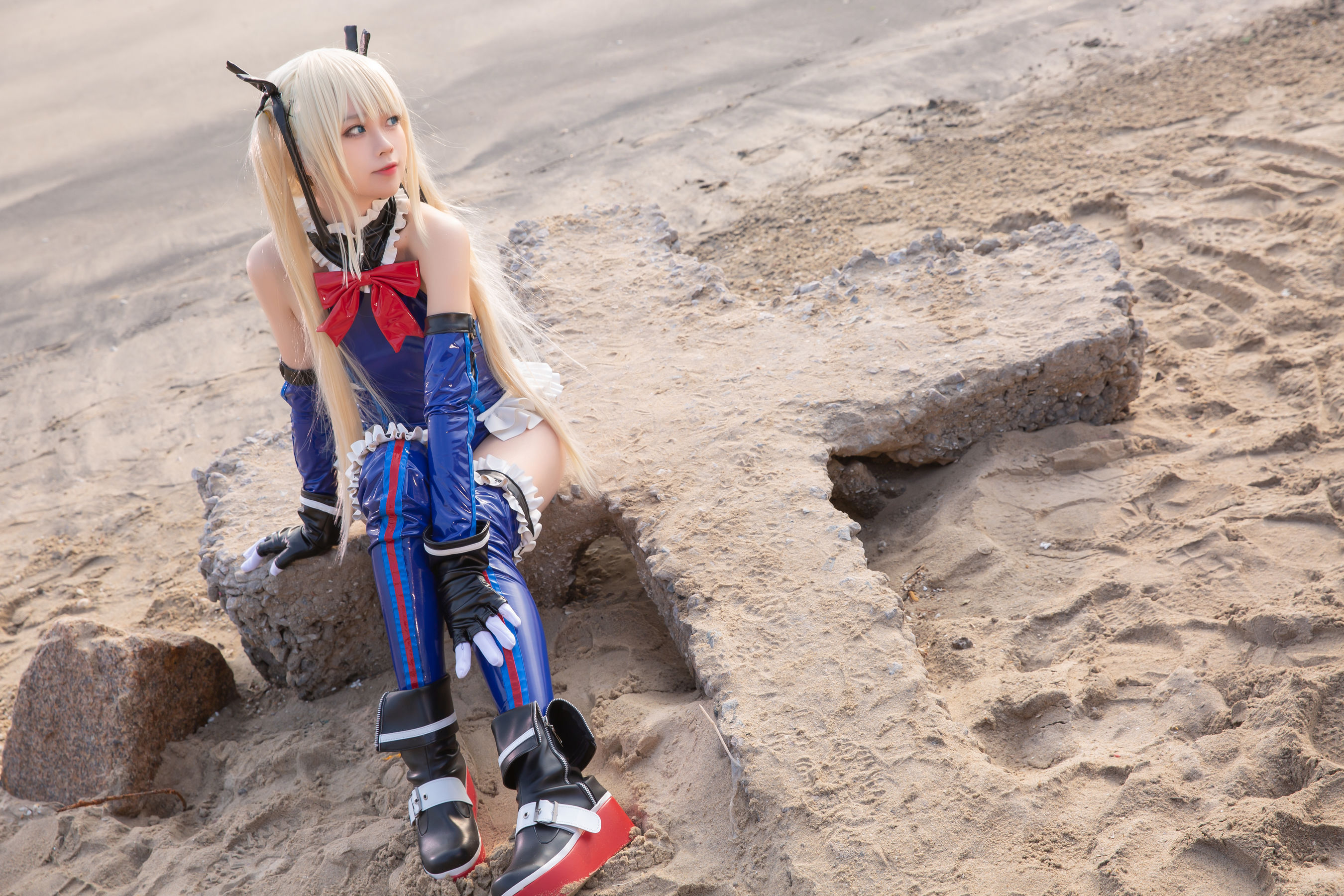 动漫博主G44不会受伤 – 玛丽连体衣 Cosplay-第6张