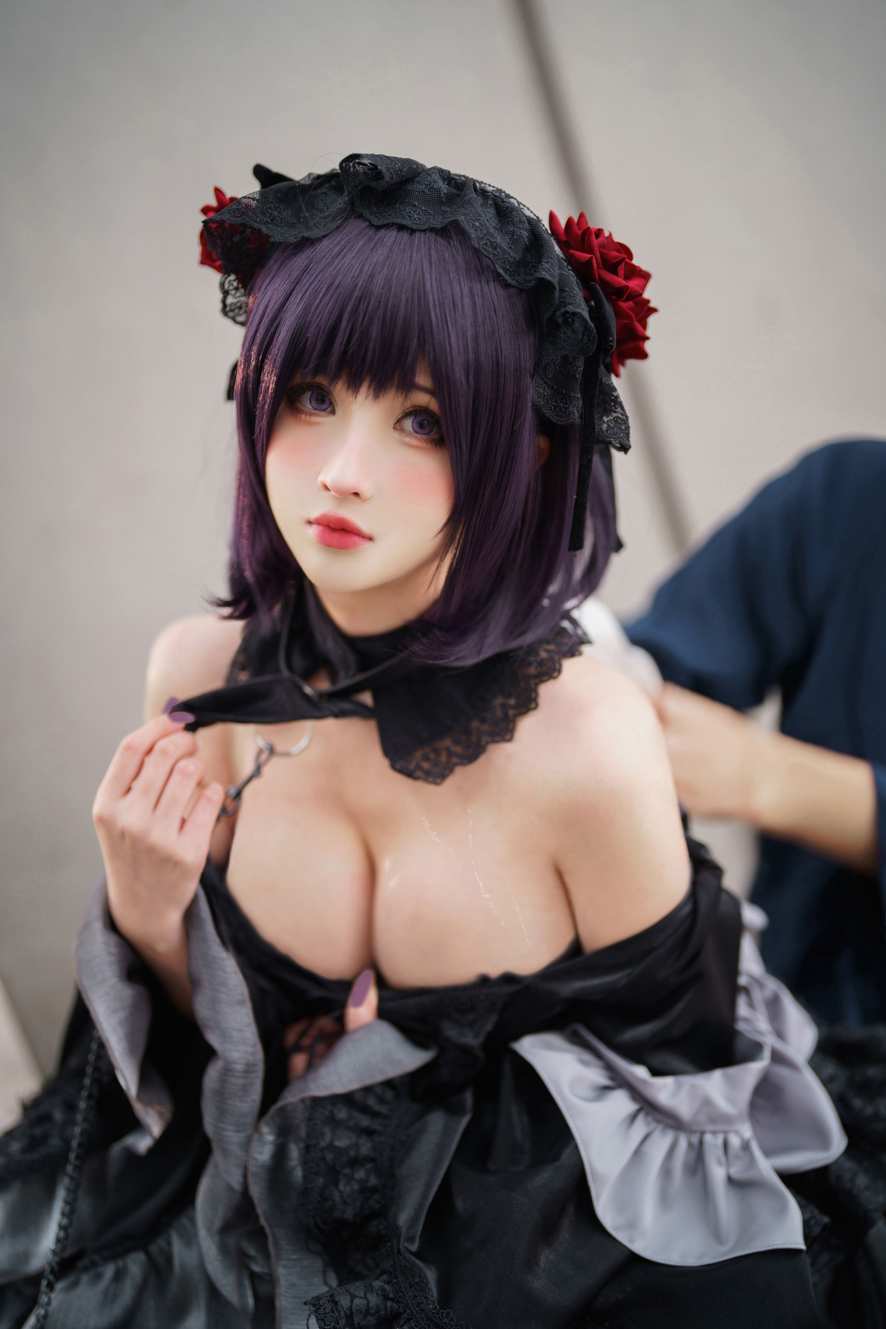 COS福利rioko凉凉子(肉扣热热子) – 黑江雫 漫展篇 海梦 Cosplay-第3张