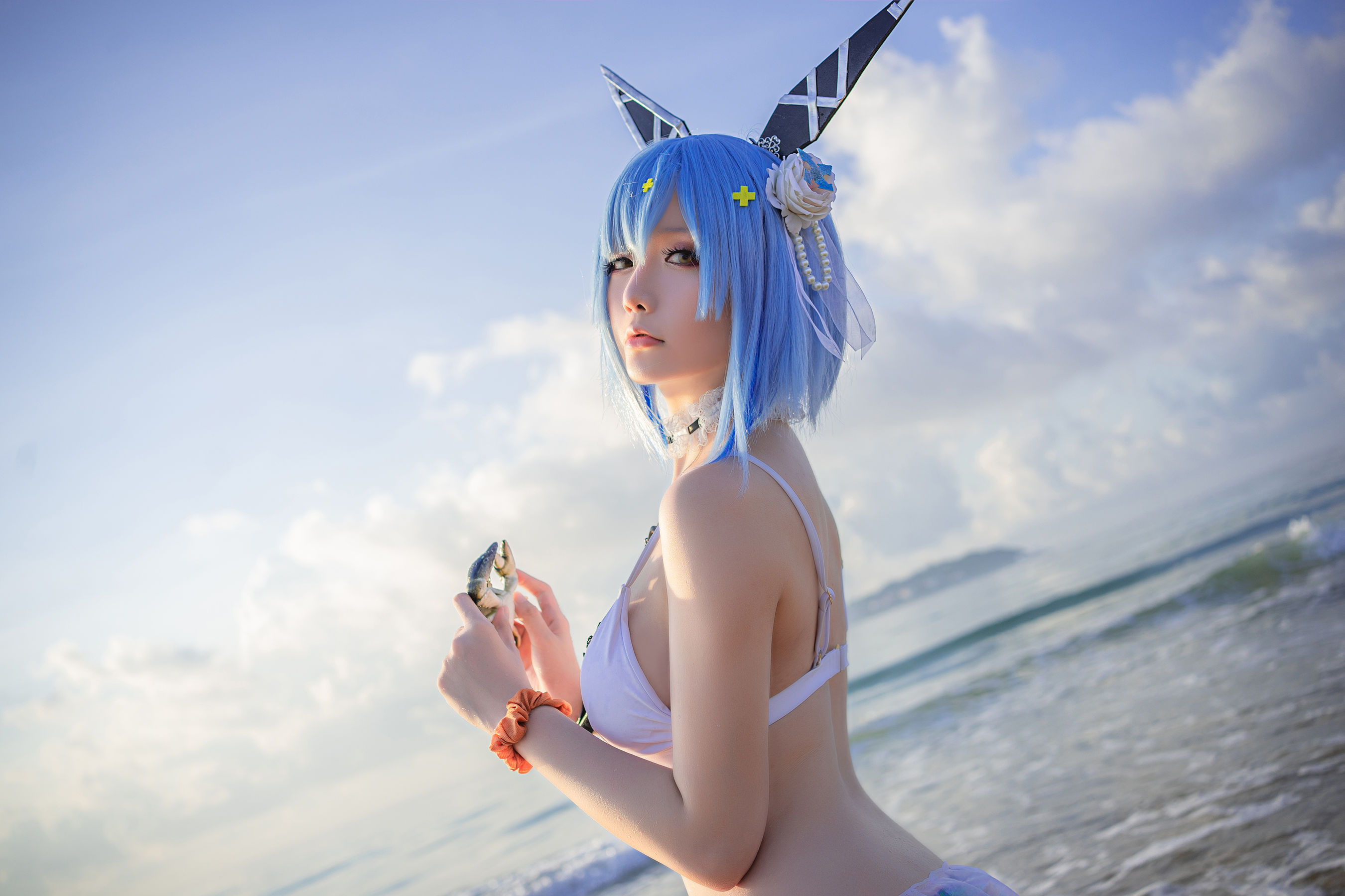 Coser小姐姐星之迟迟 – 鸣夏 加斯科涅 Cosplay-第1张