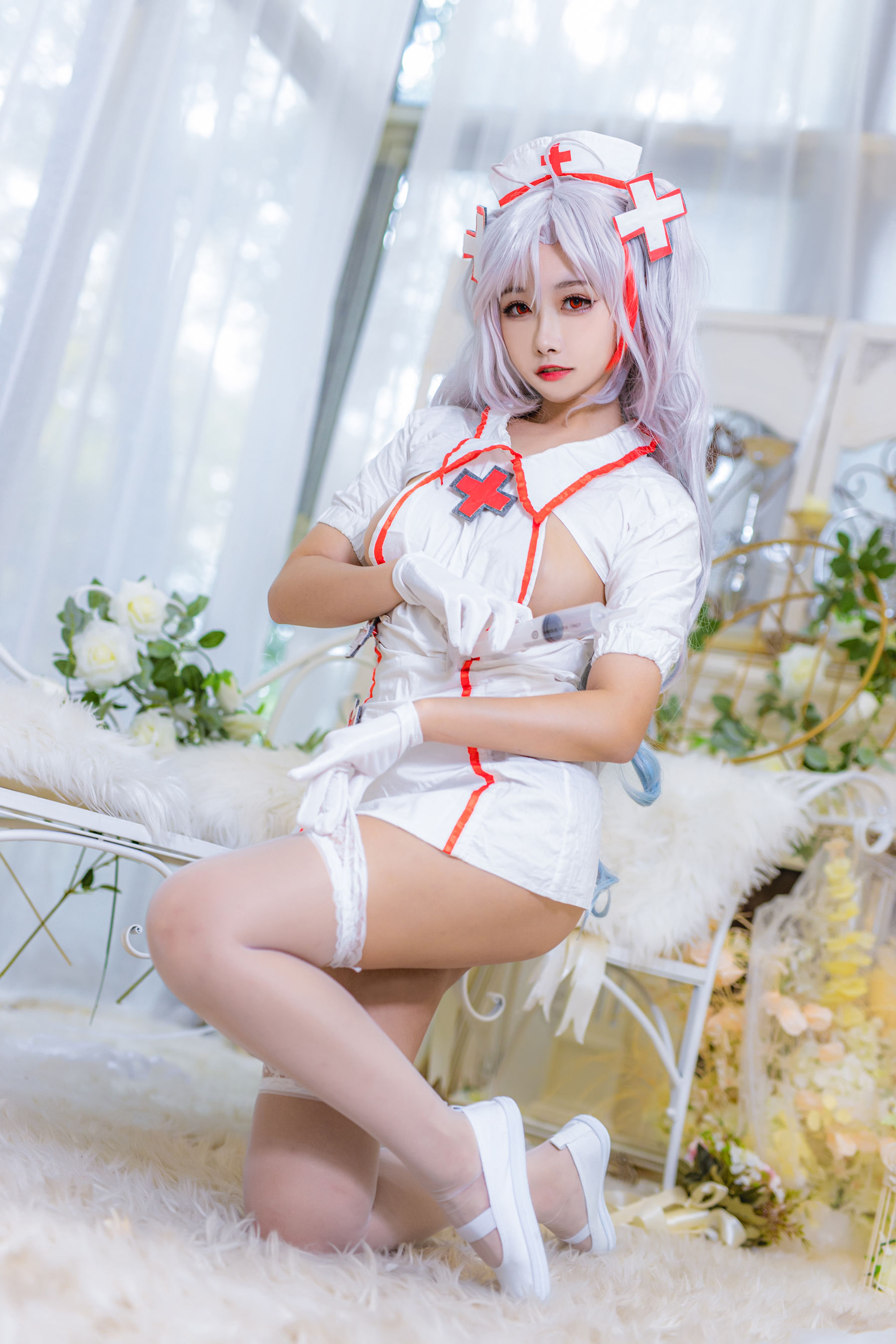微博妹子Momoko葵葵 – 欧根之护士 Cosplay-第3张