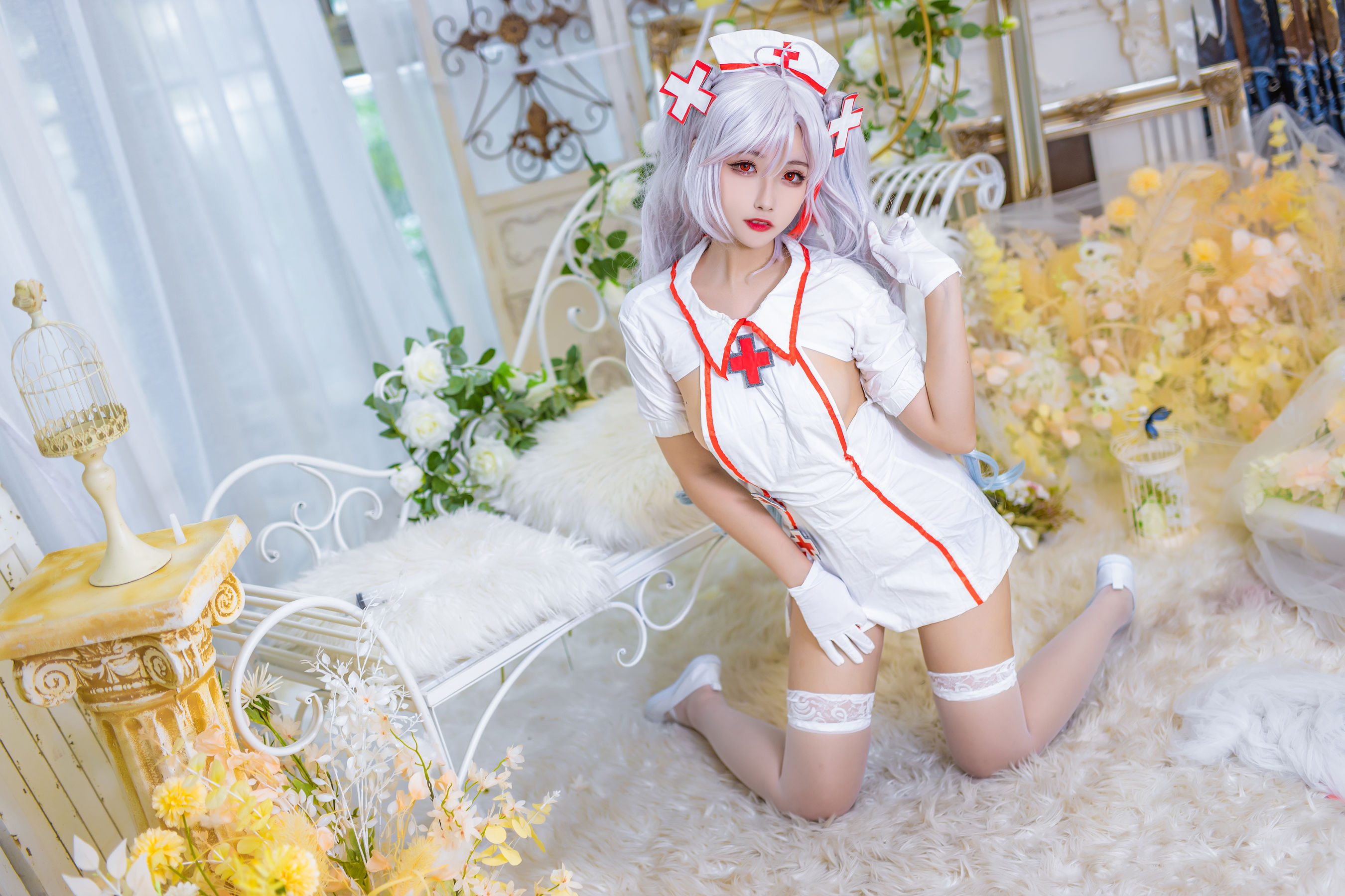 微博妹子Momoko葵葵 – 欧根之护士 Cosplay-第6张