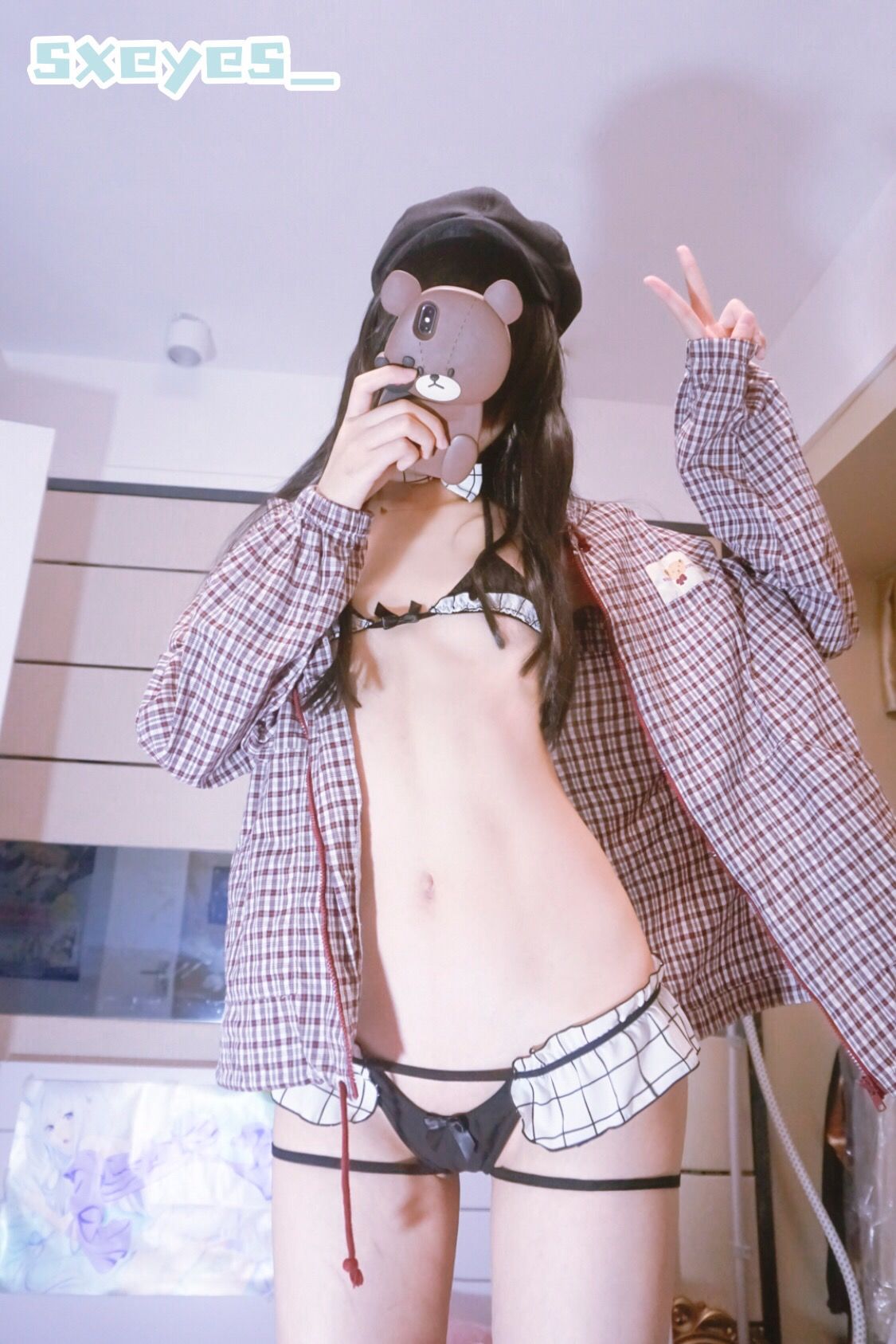 萌妹子眼酱大魔王w – 情趣内衣 Cosplay-第8张