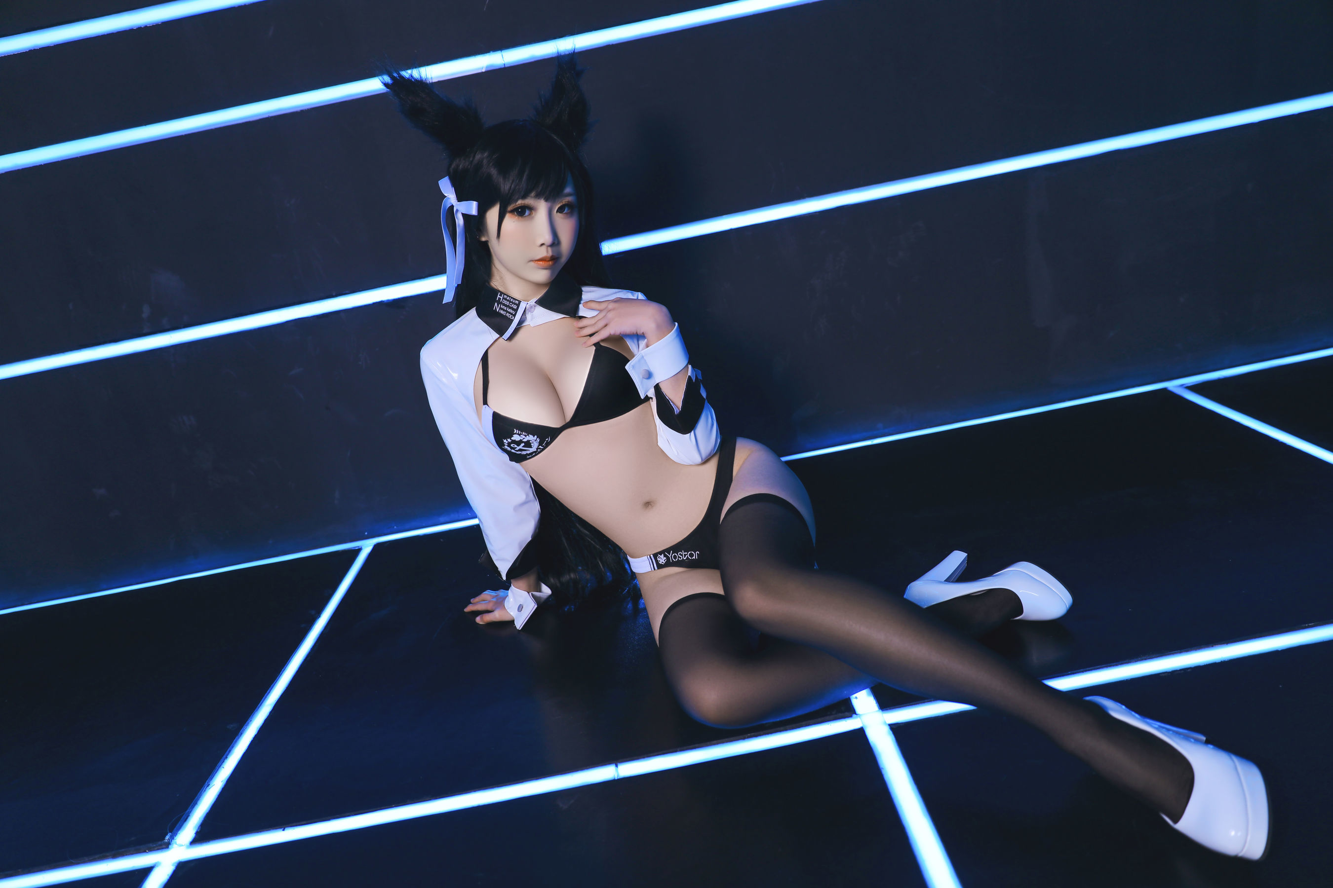 [萝莉COS] 面饼仙儿 – 爱宕赛车娘 Cosplay-第1张