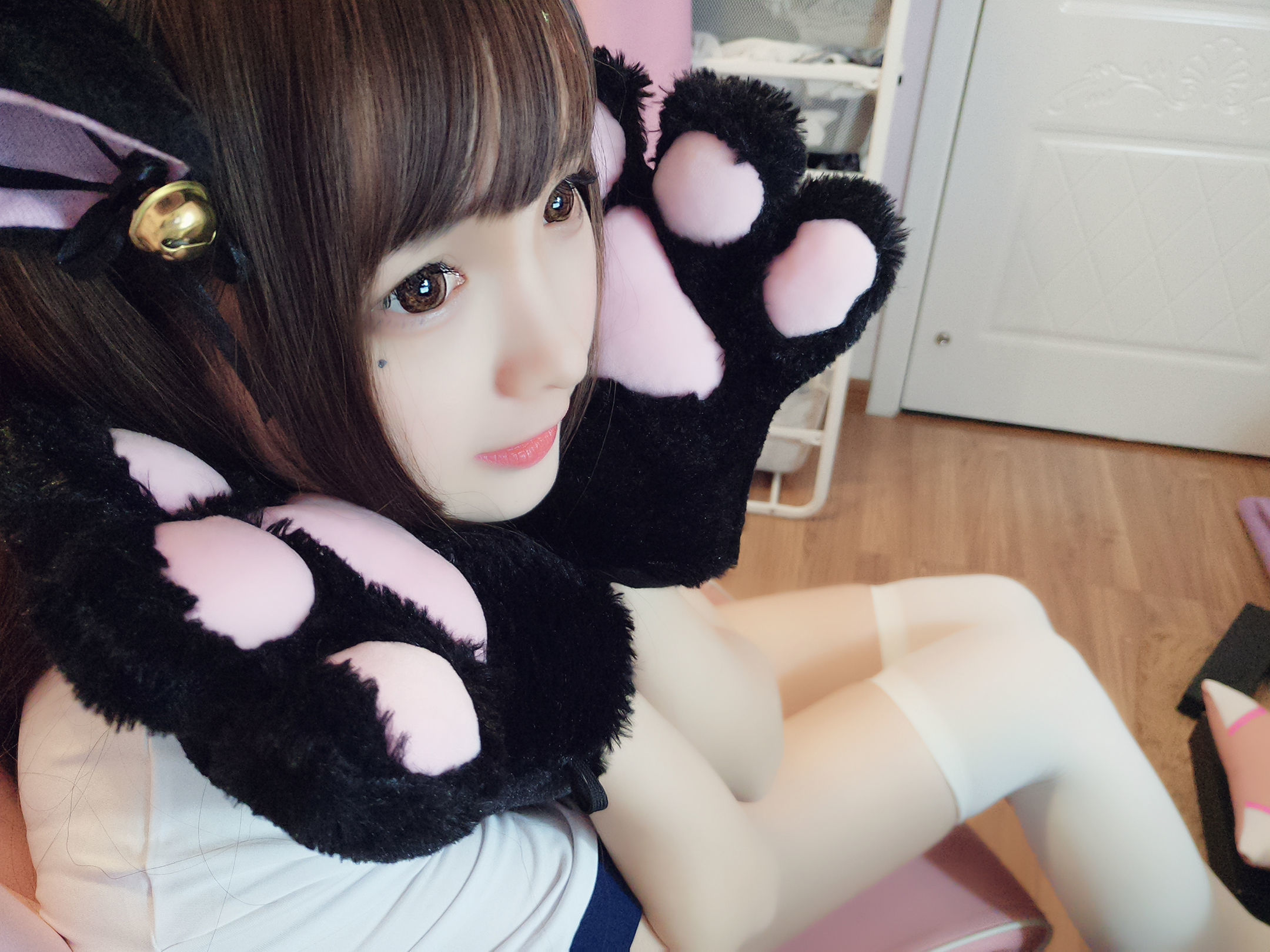 二次元美女古川kagura – 猫耳体操 Cosplay-第5张