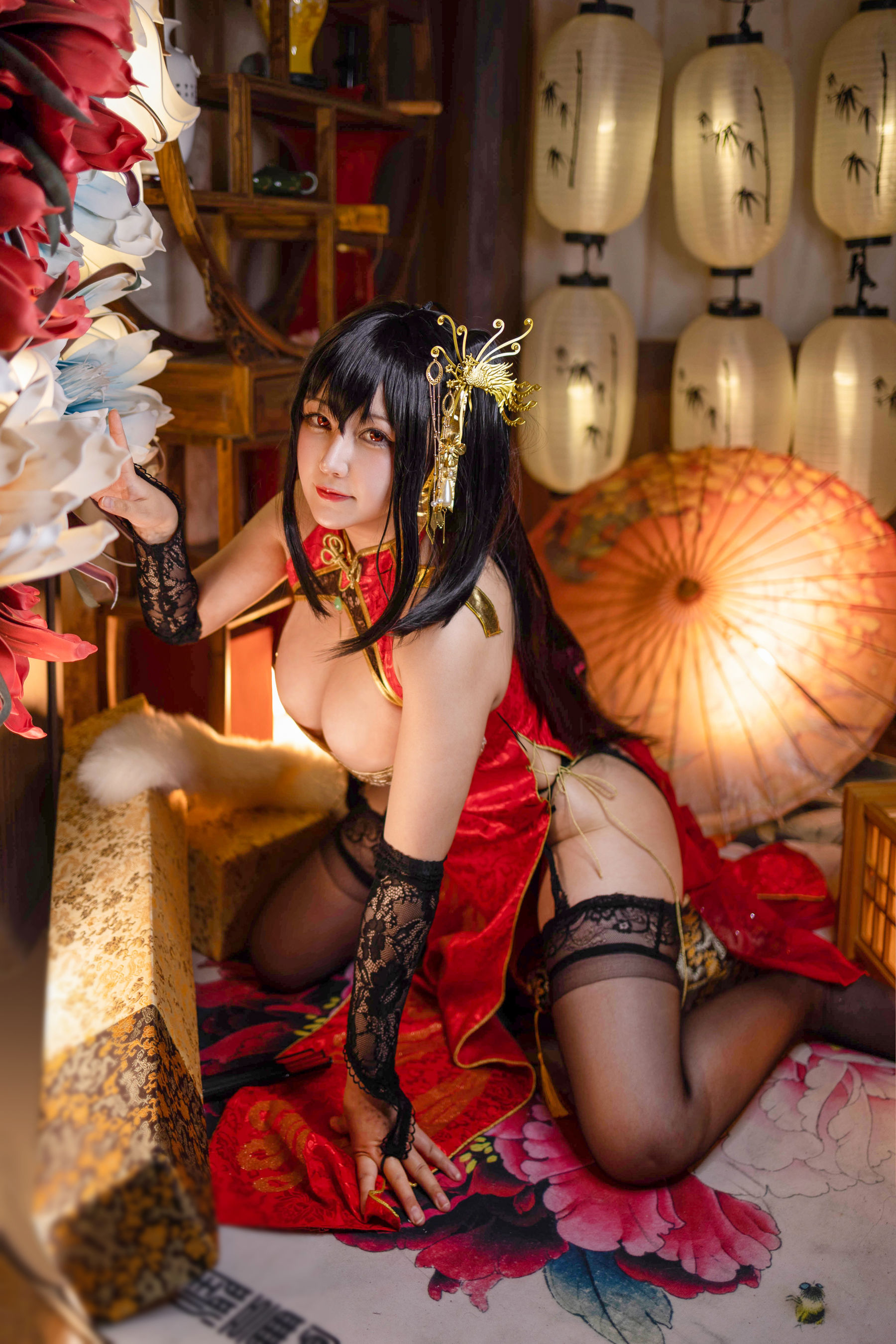 KANEKO_咔喵 – 大凤旗袍 Cosplay-第2张