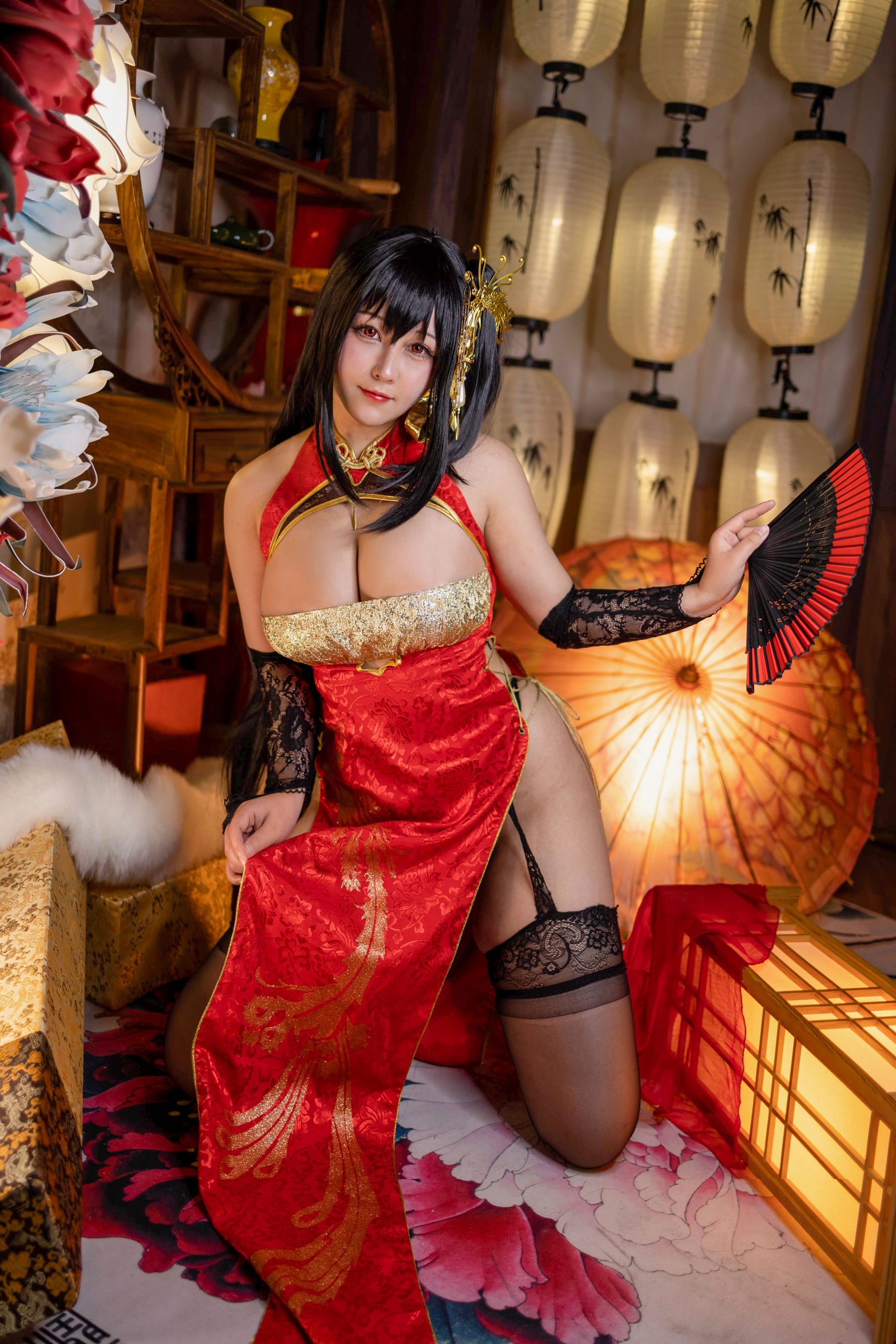 KANEKO_咔喵 – 大凤旗袍 Cosplay-第3张