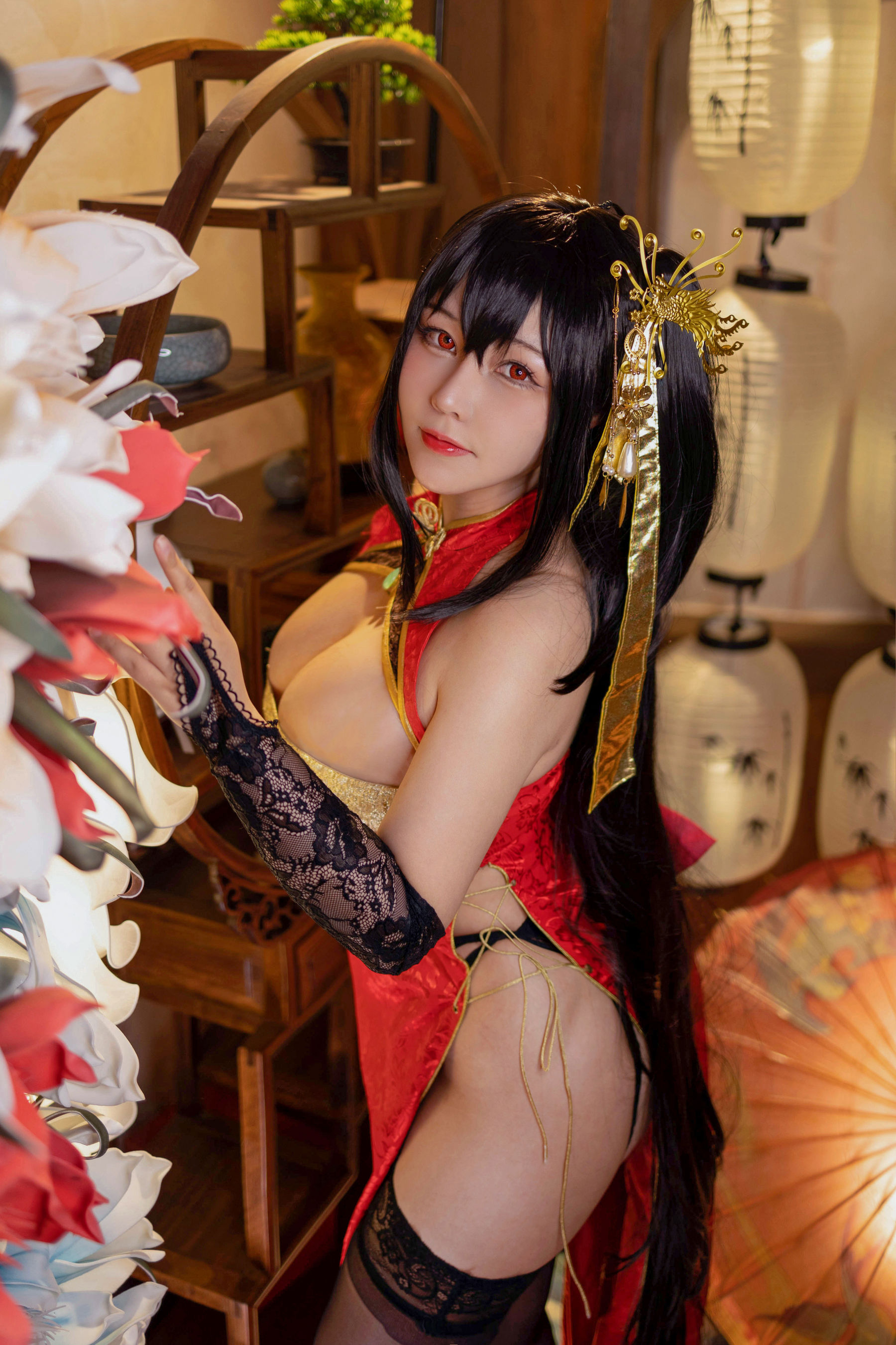 KANEKO_咔喵 – 大凤旗袍 Cosplay-第6张