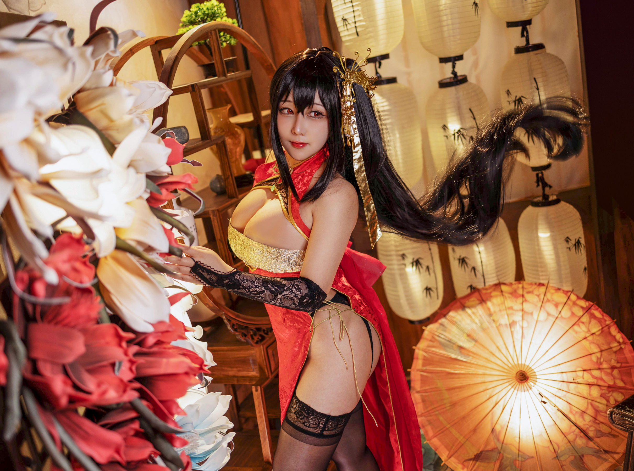 KANEKO_咔喵 – 大凤旗袍 Cosplay-第7张