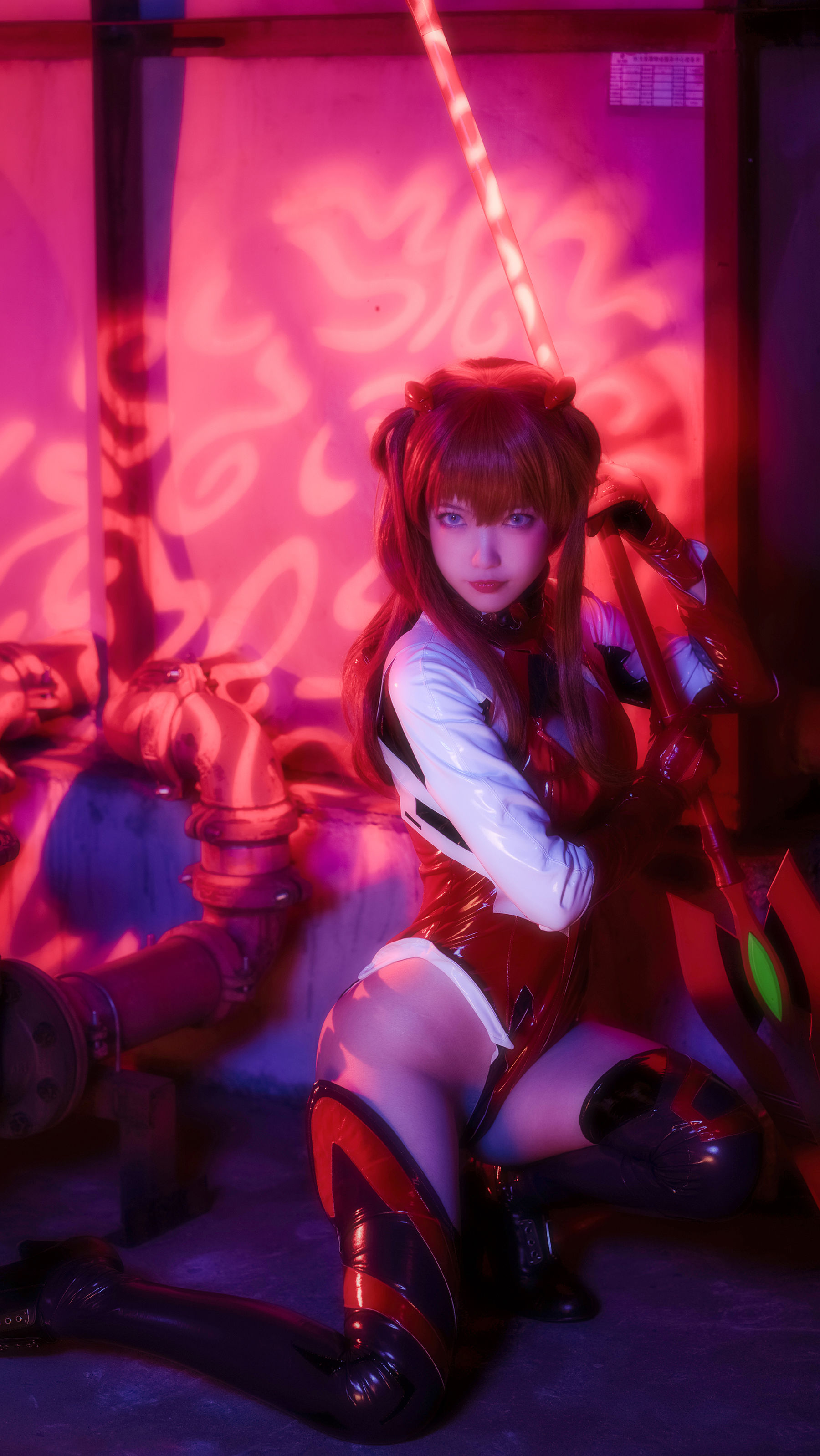 大胸萌妹妖少you1 – 明日香 Cosplay-第4张