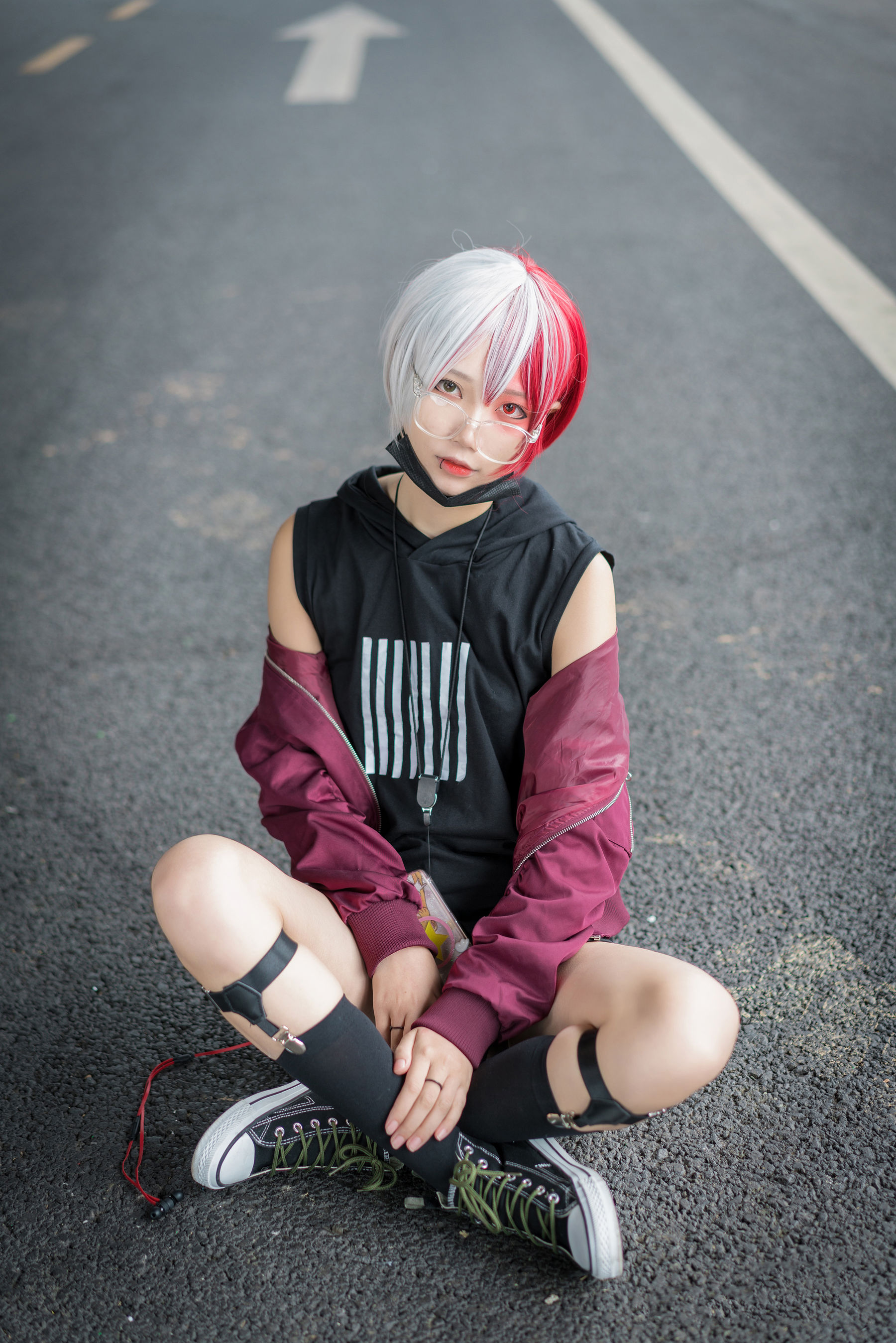 清纯少女五更百鬼 – 场照 Cosplay-第5张