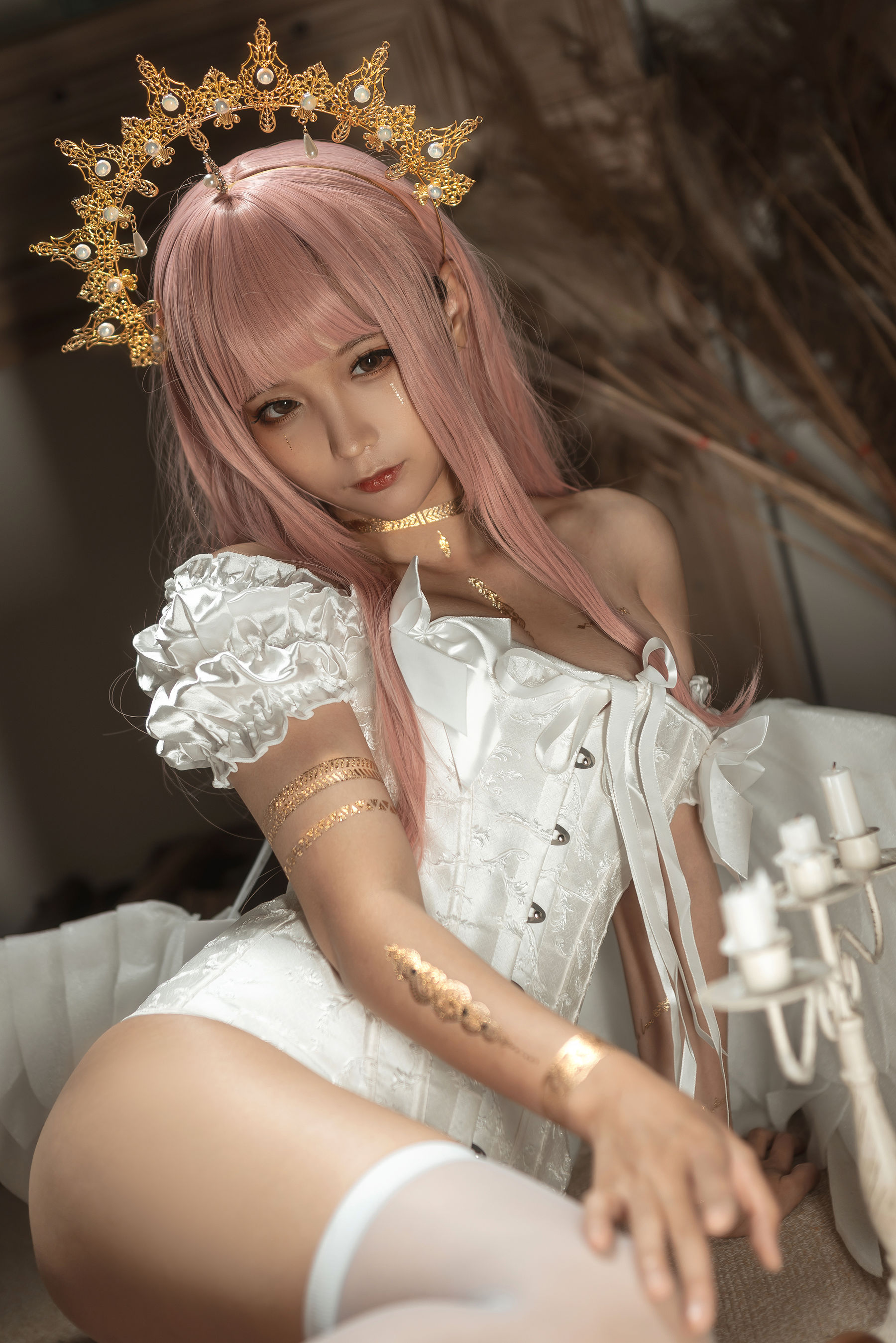 动漫博主蠢沫沫 – 圣天使 Cosplay-第3张