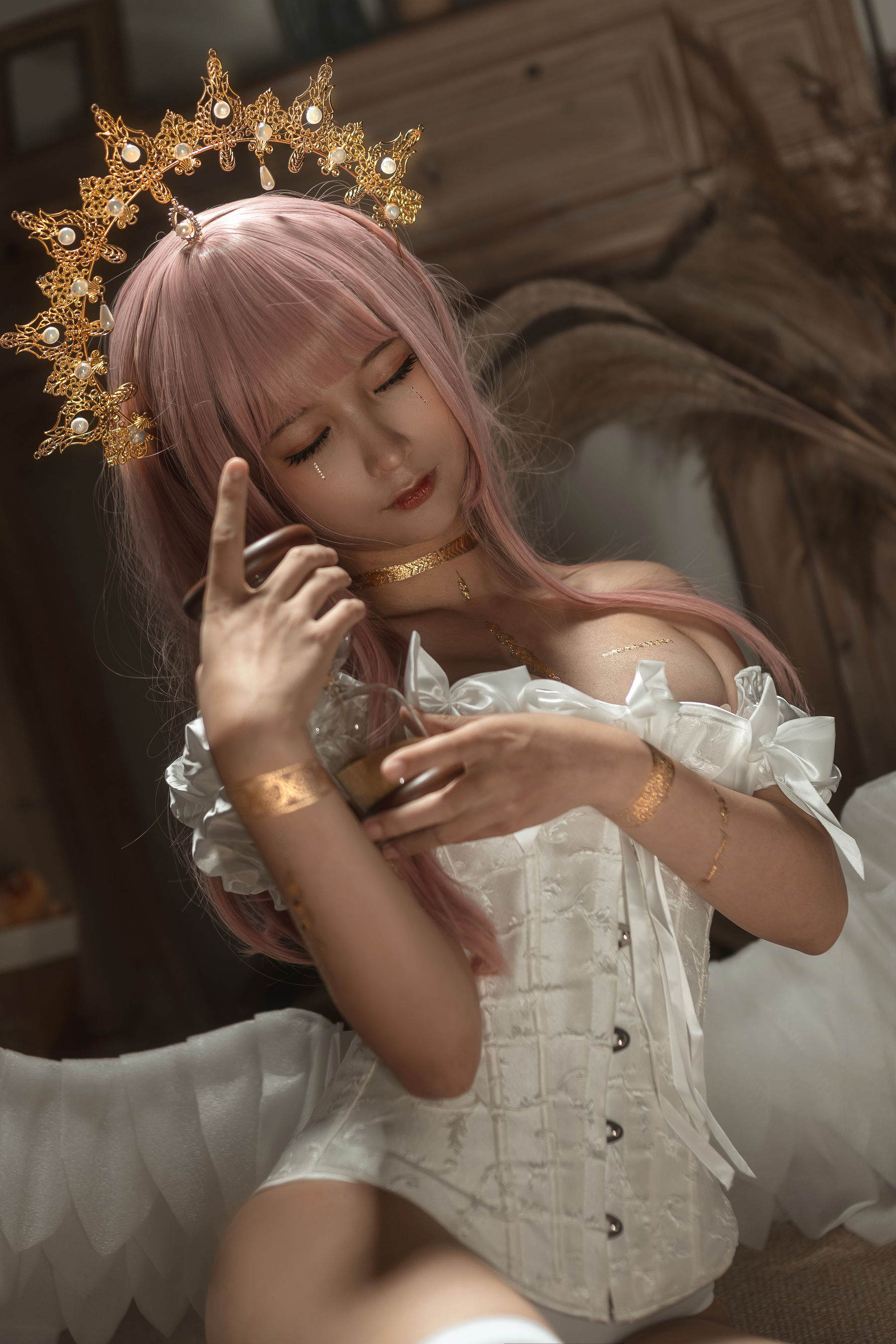 动漫博主蠢沫沫 – 圣天使 Cosplay-第6张