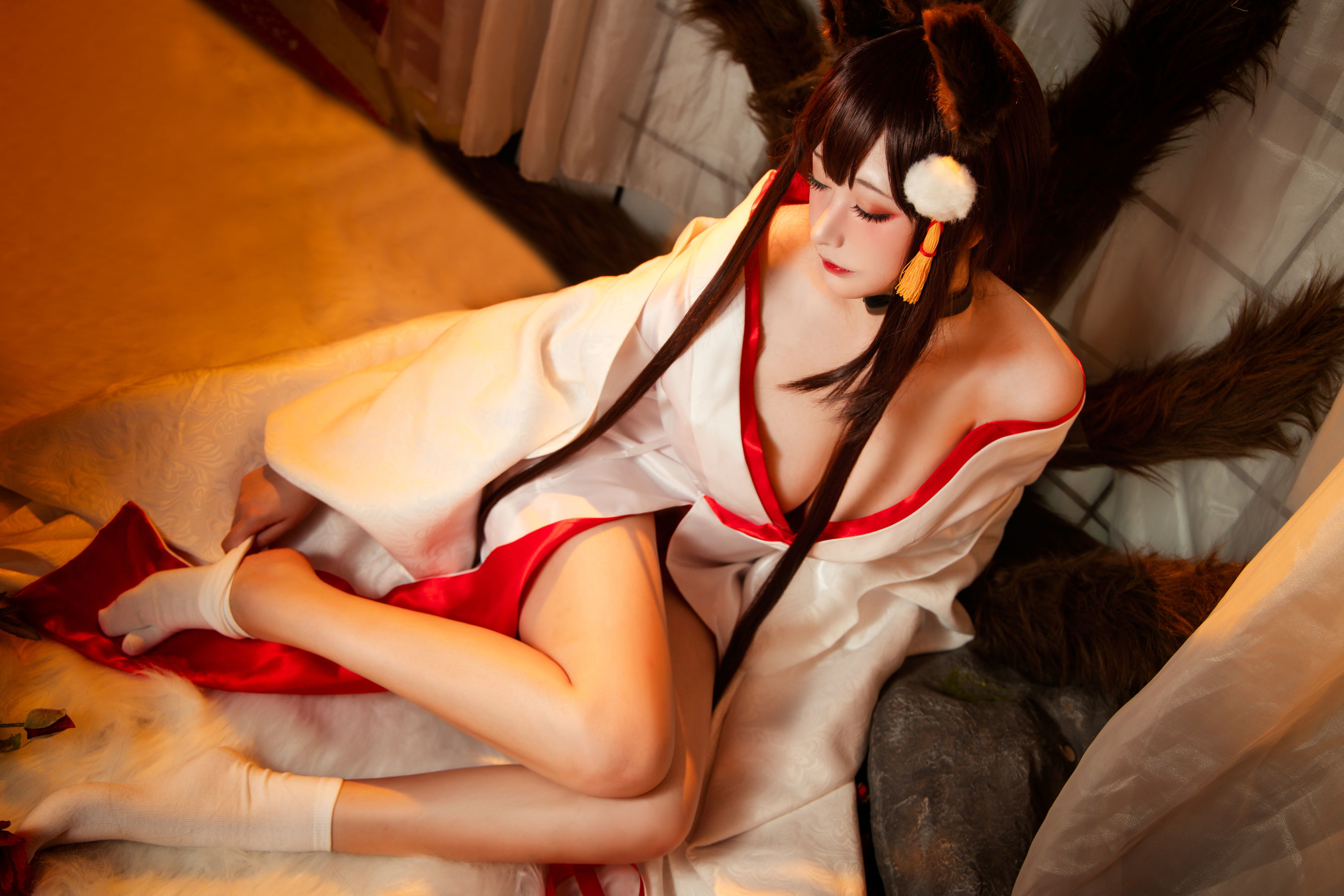 高颜值coser念念_D – 赤城 白 无垢 Cosplay-第3张