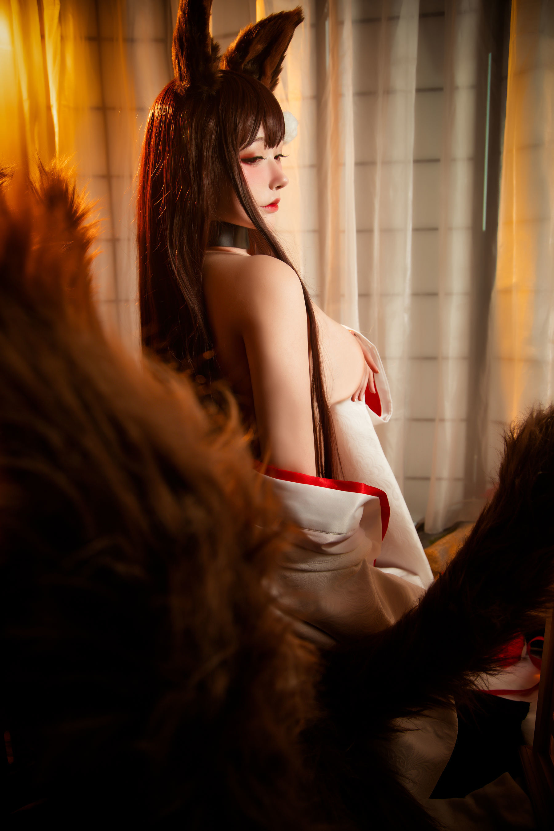 高颜值coser念念_D – 赤城 白 无垢 Cosplay-第5张