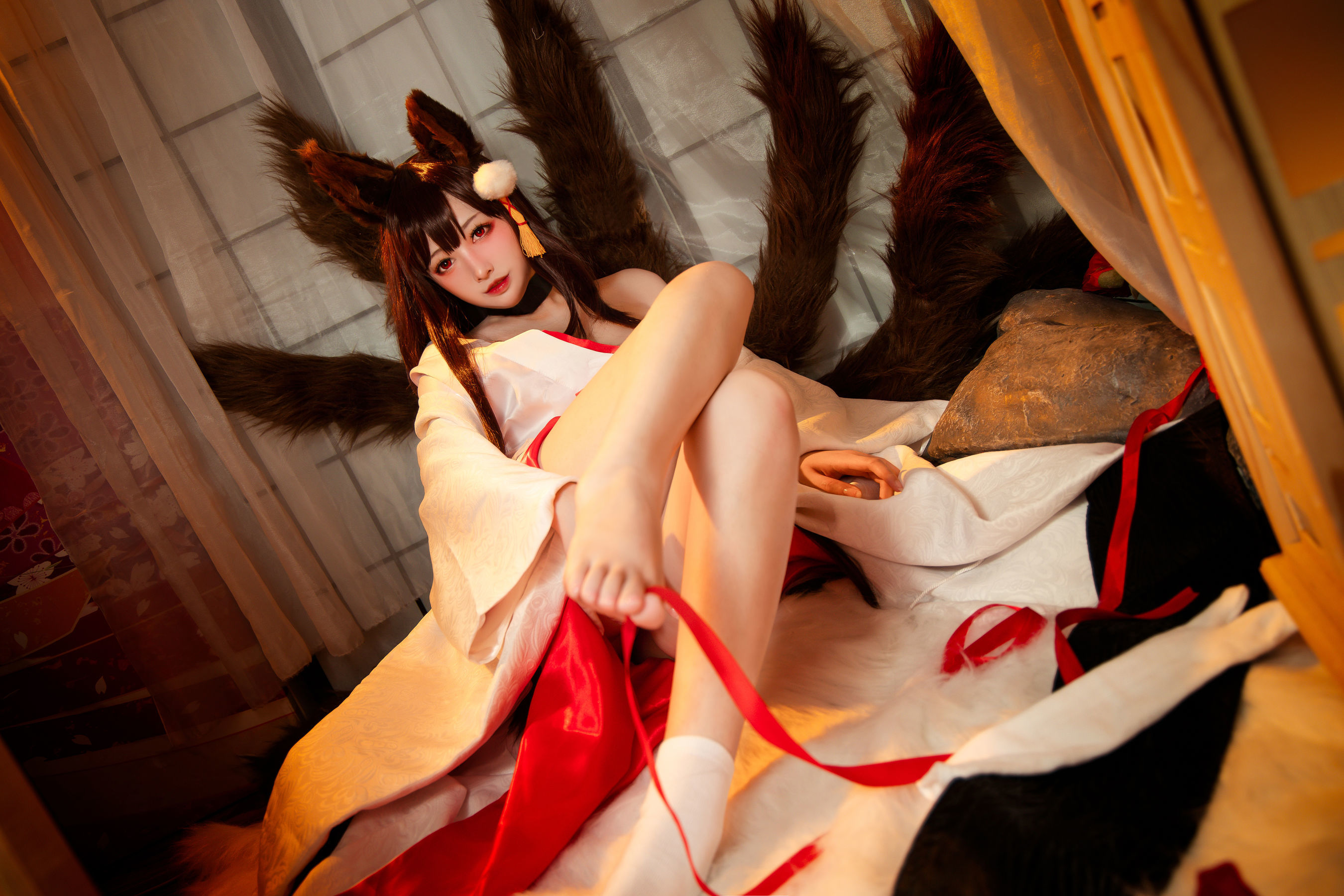 高颜值coser念念_D – 赤城 白 无垢 Cosplay-第6张