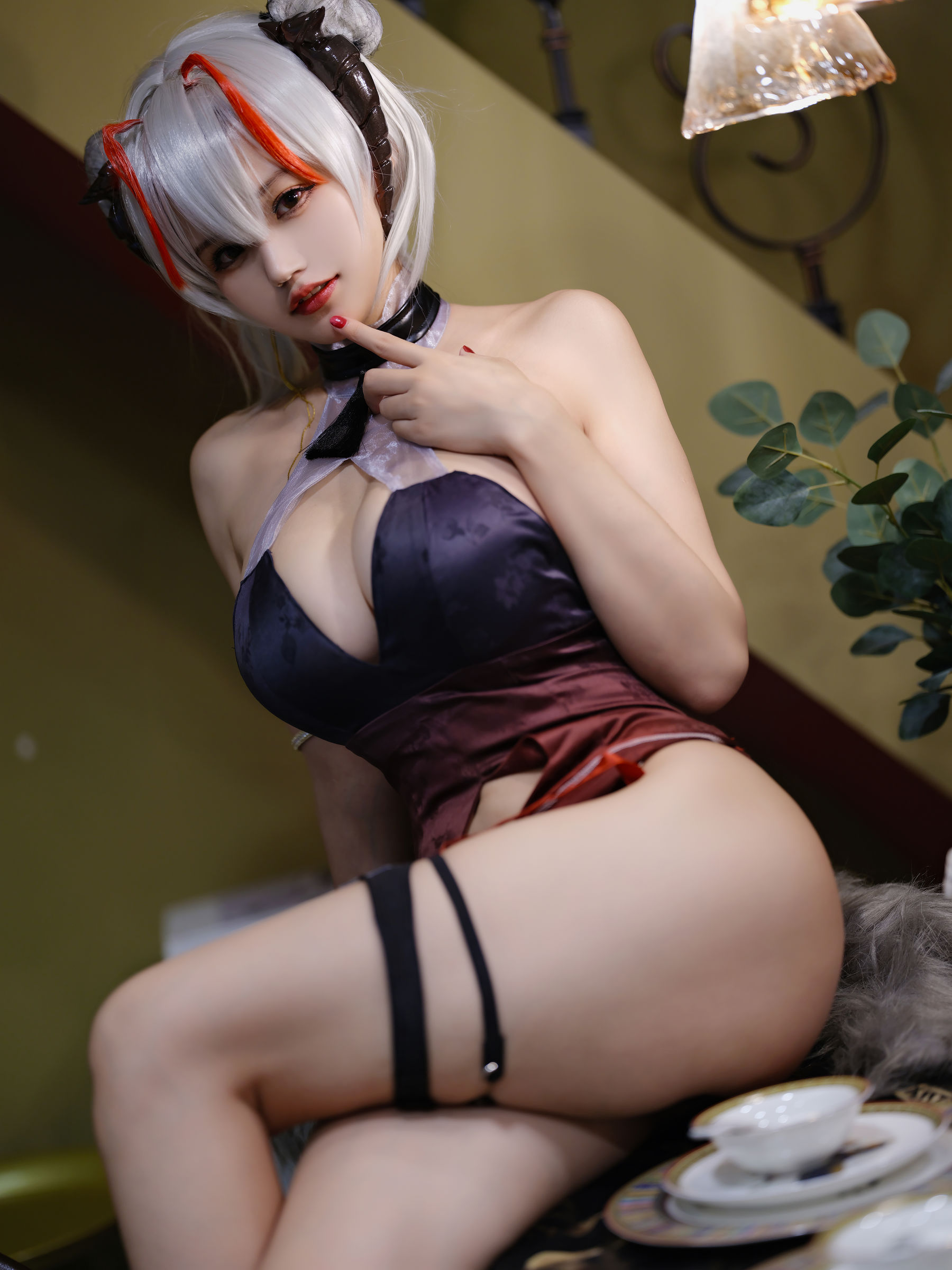 动漫博主小仓千代w – w旗袍 Cosplay-第6张
