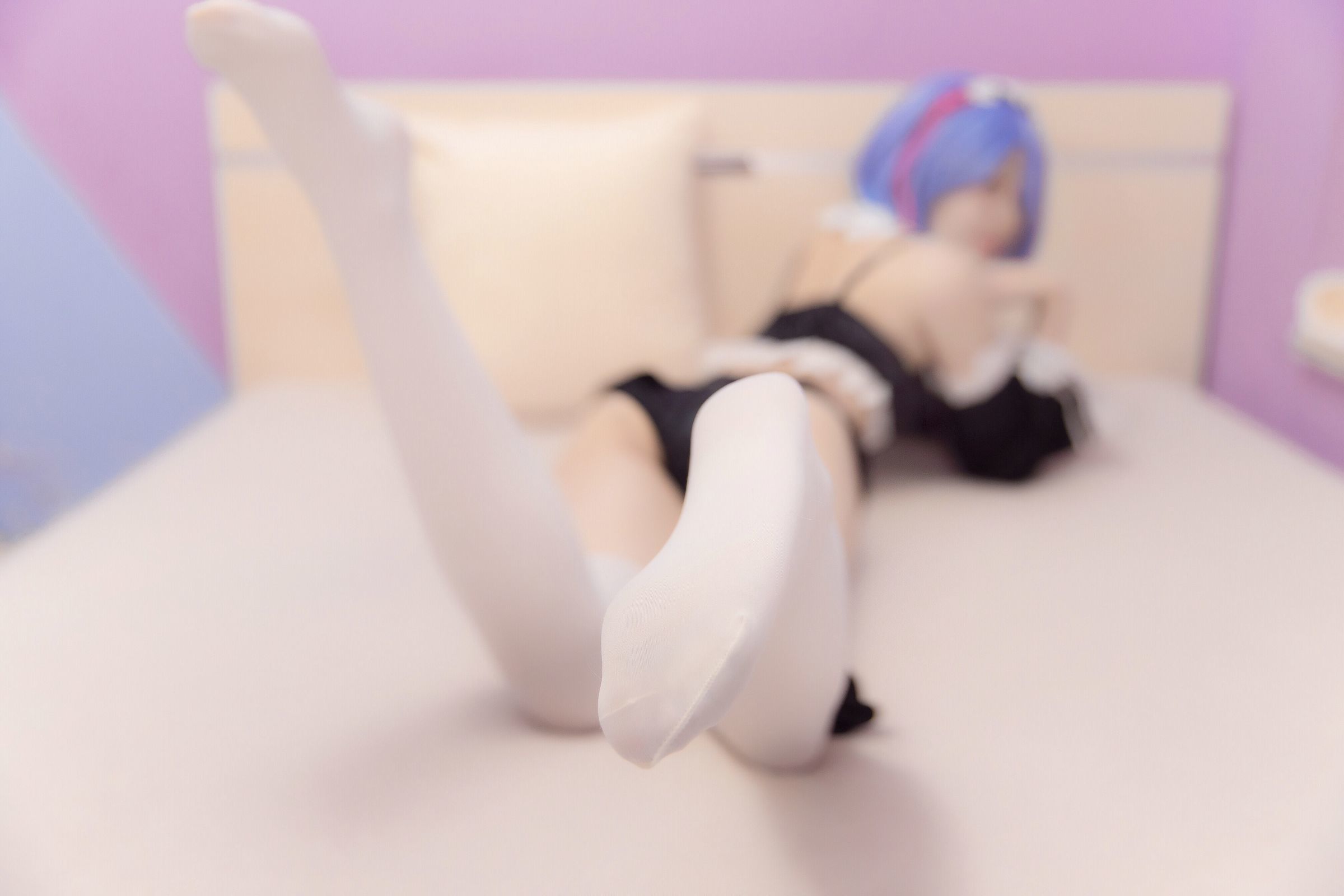 [萝莉COS] 南桃Momoko – 蕾姆内衣 Cosplay-第8张