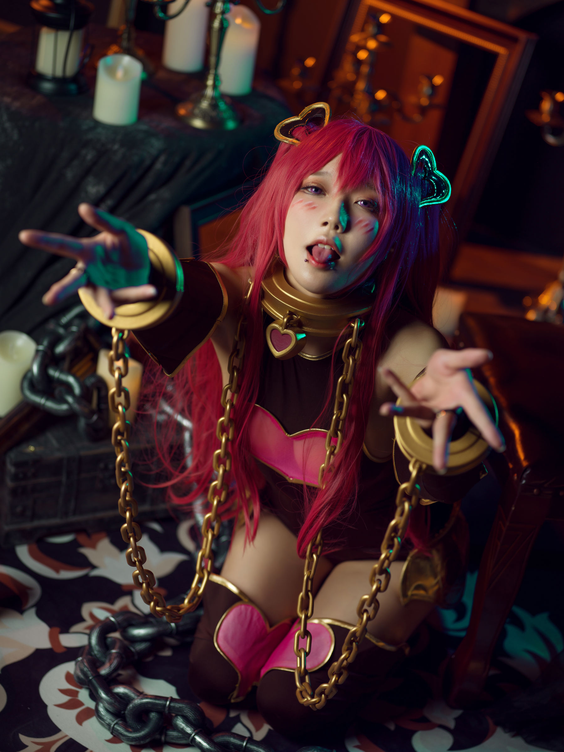 动漫博主阿包也是兔娘 – 空花 Cosplay-第4张