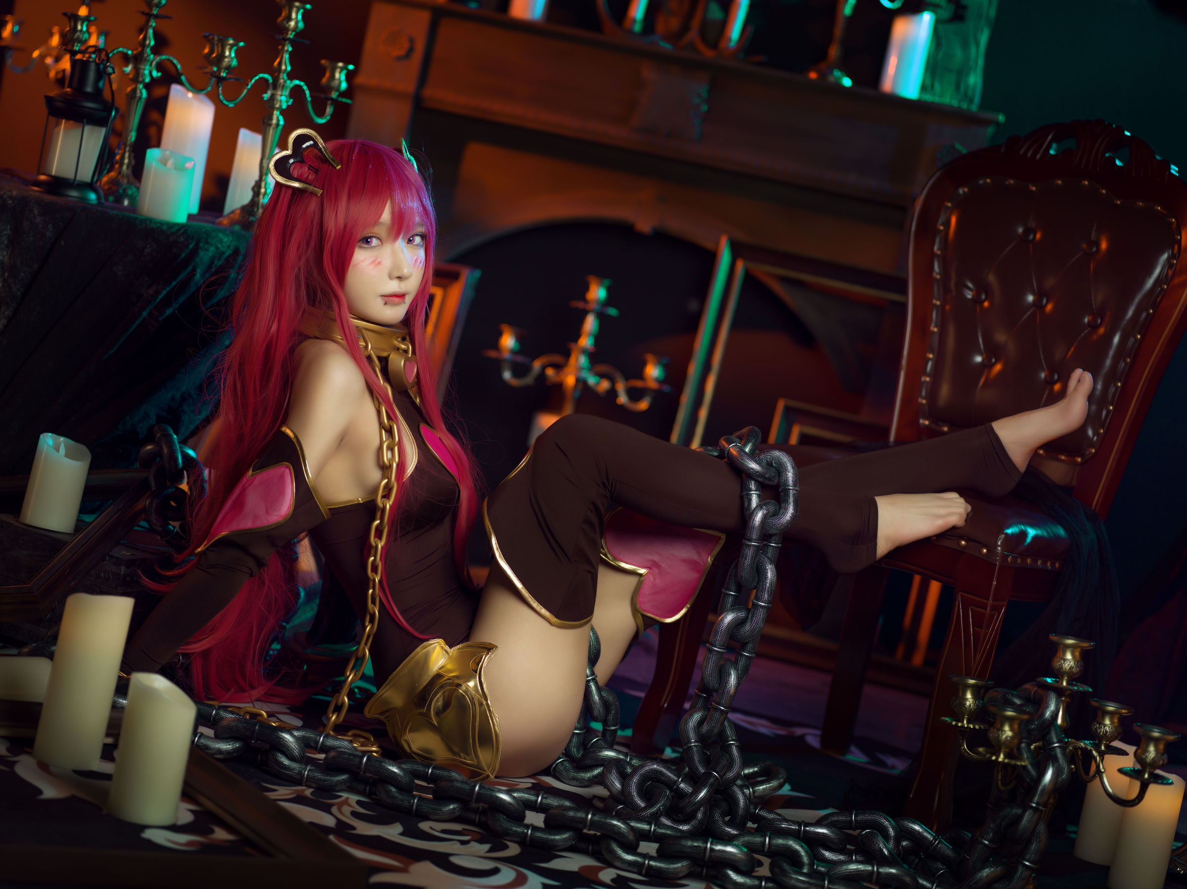 动漫博主阿包也是兔娘 – 空花 Cosplay-第7张