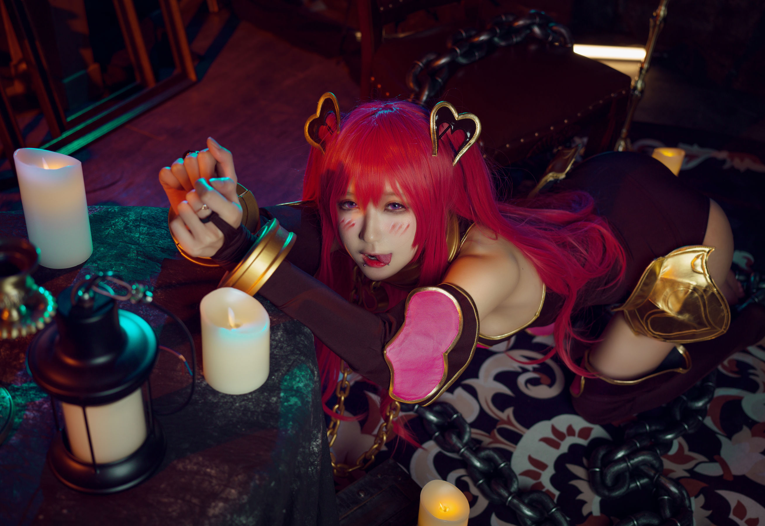动漫博主阿包也是兔娘 – 空花 Cosplay-第10张