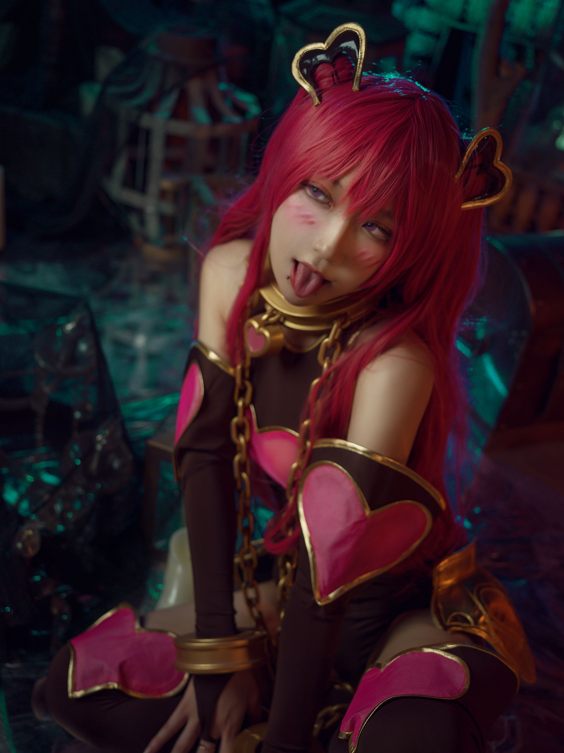 动漫博主阿包也是兔娘 – 空花 Cosplay-第11张