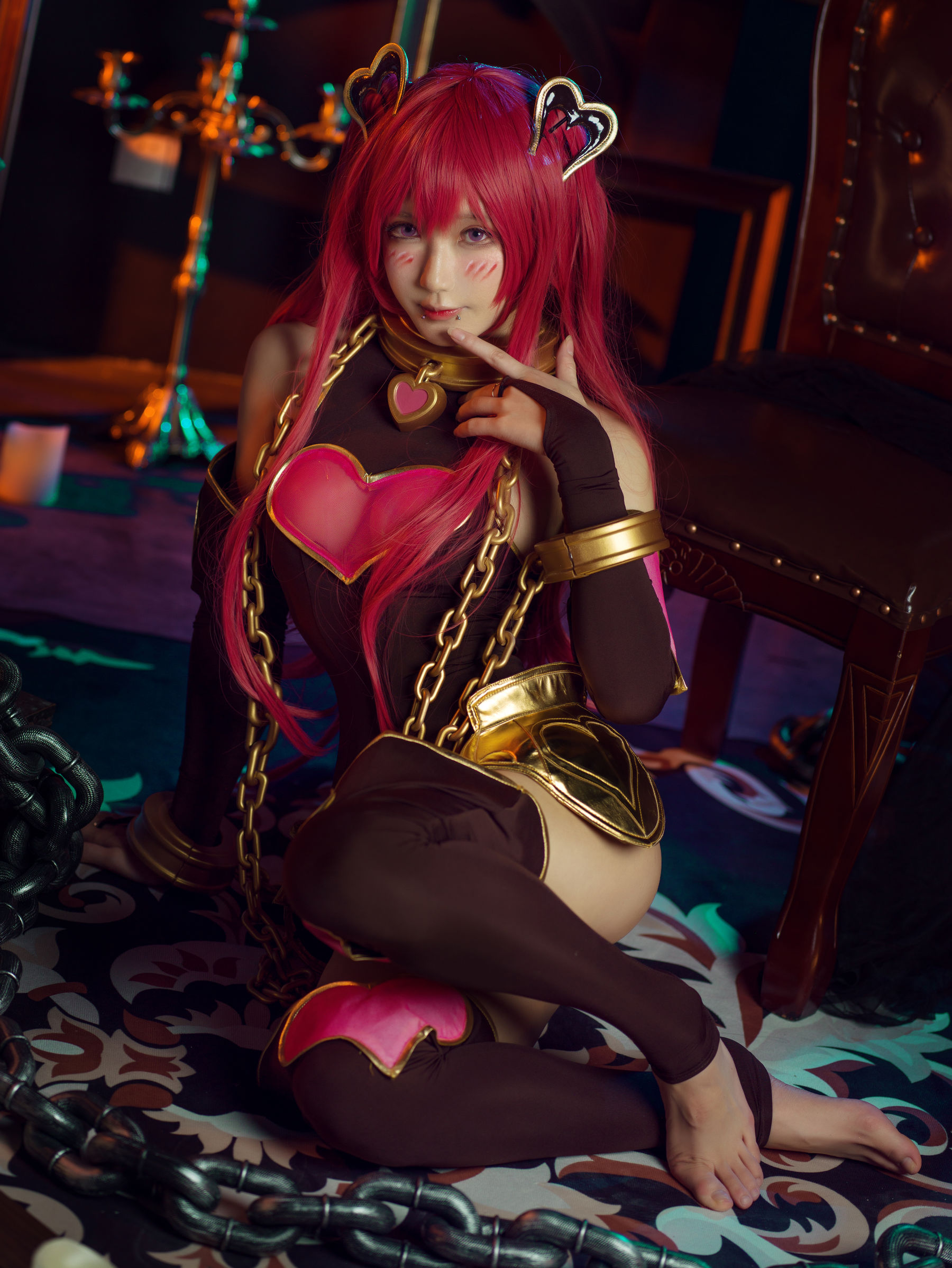 动漫博主阿包也是兔娘 – 空花 Cosplay-第21张