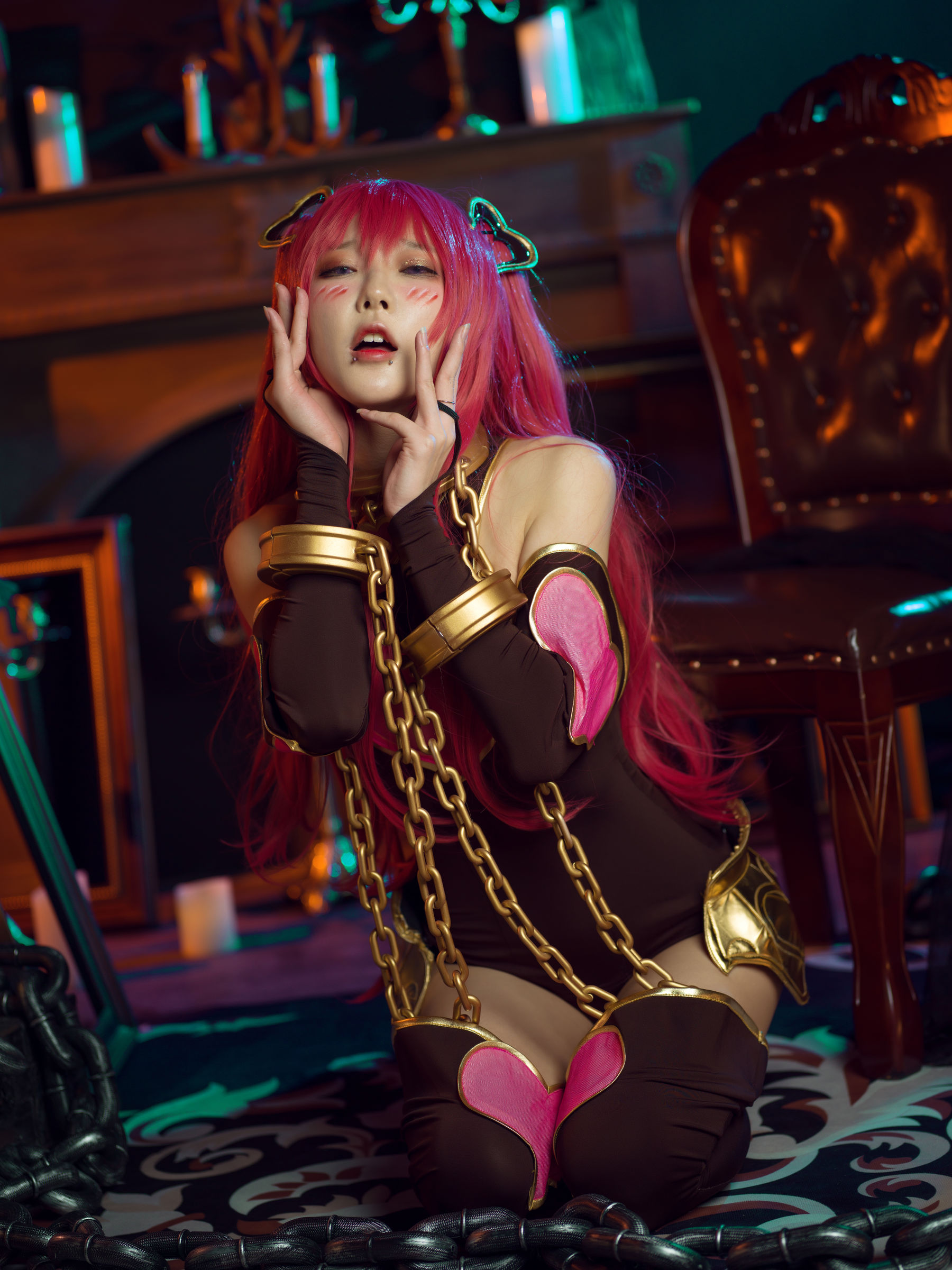 动漫博主阿包也是兔娘 – 空花 Cosplay-第23张