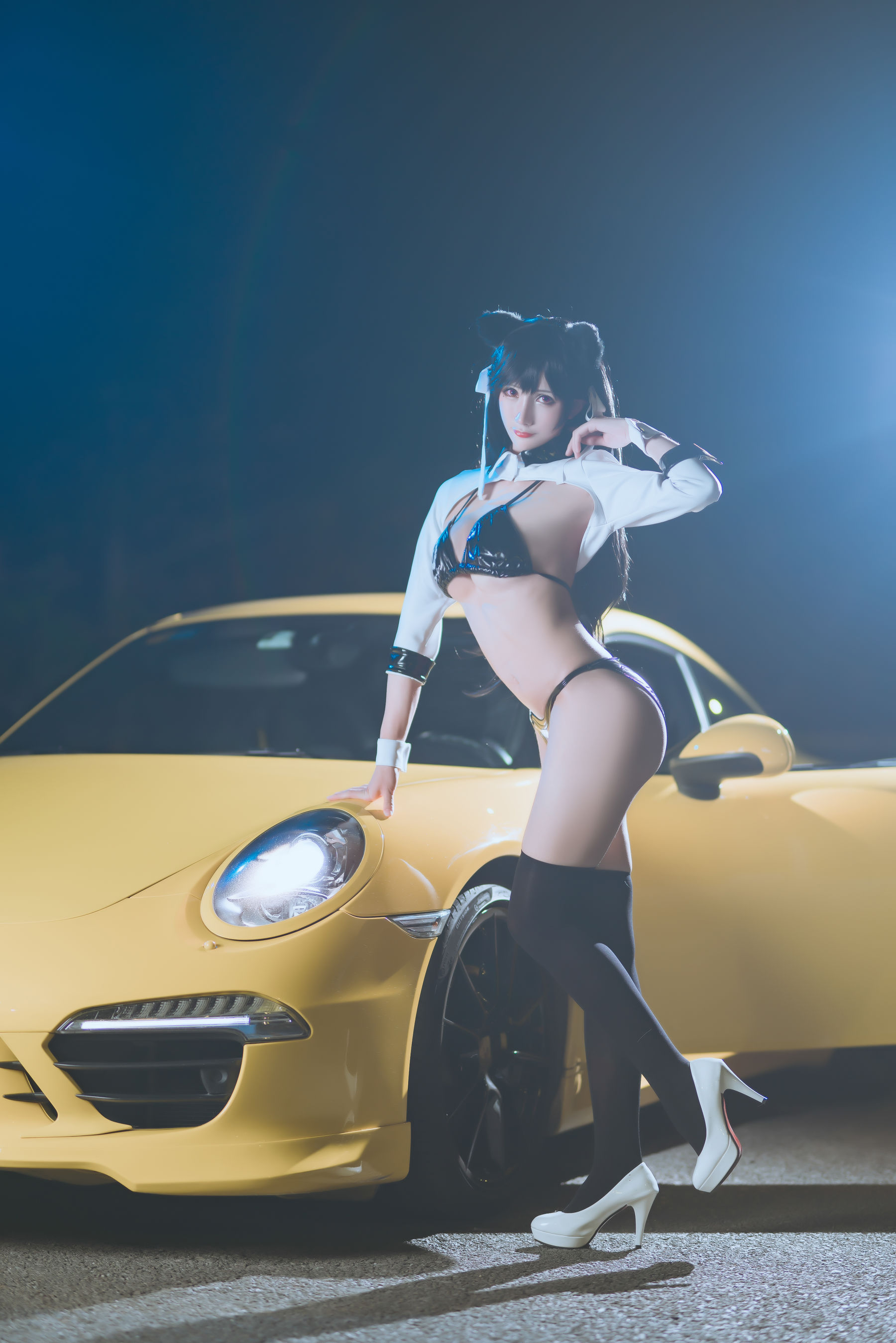masaki雅祈 – 碧蓝航线 赛车爱宕 Cosplay-第18张