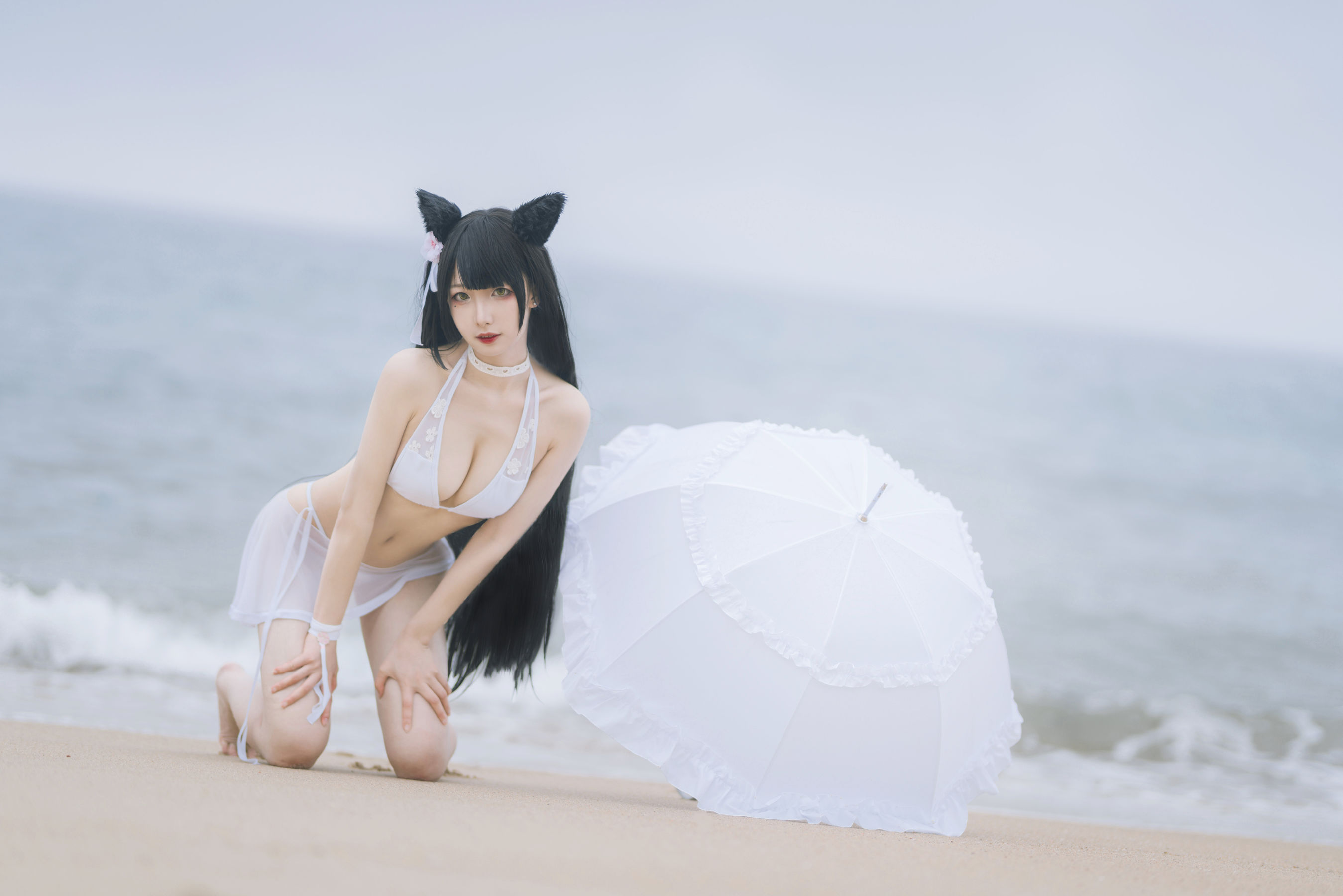 动漫博主封疆疆v – 爱宕泳装 Cosplay-第4张