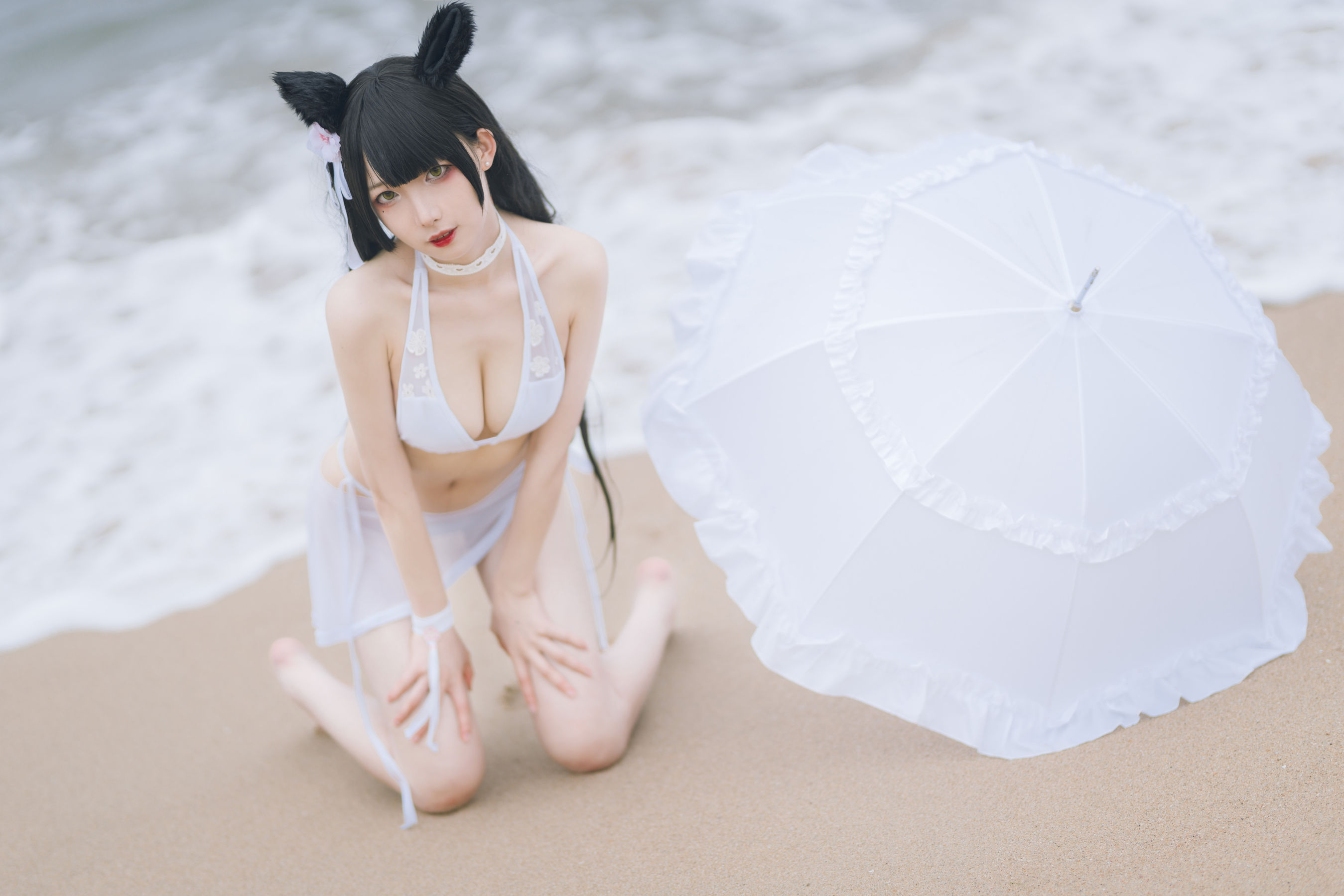 动漫博主封疆疆v – 爱宕泳装 Cosplay-第5张