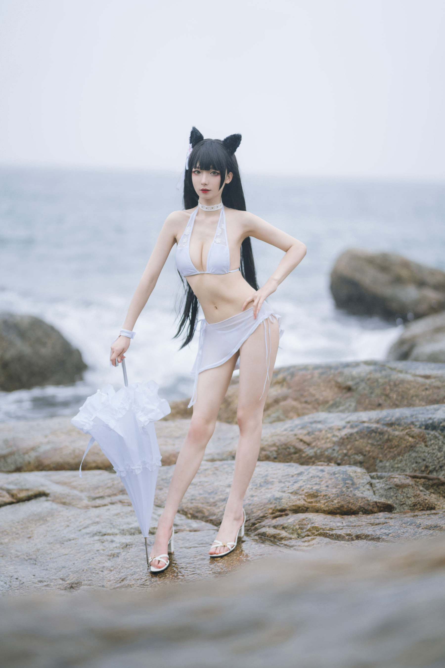 动漫博主封疆疆v – 爱宕泳装 Cosplay-第6张