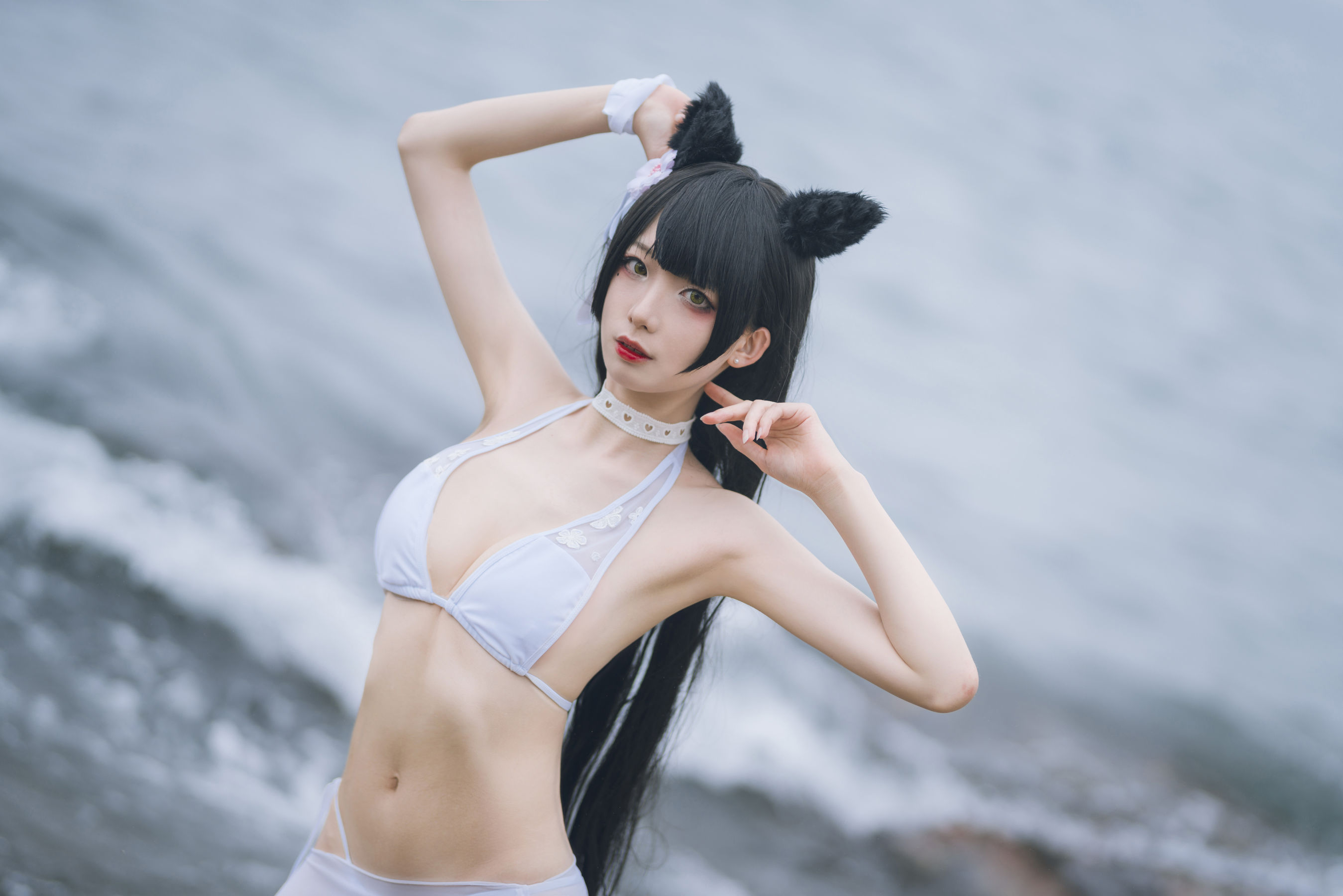 动漫博主封疆疆v – 爱宕泳装 Cosplay-第8张