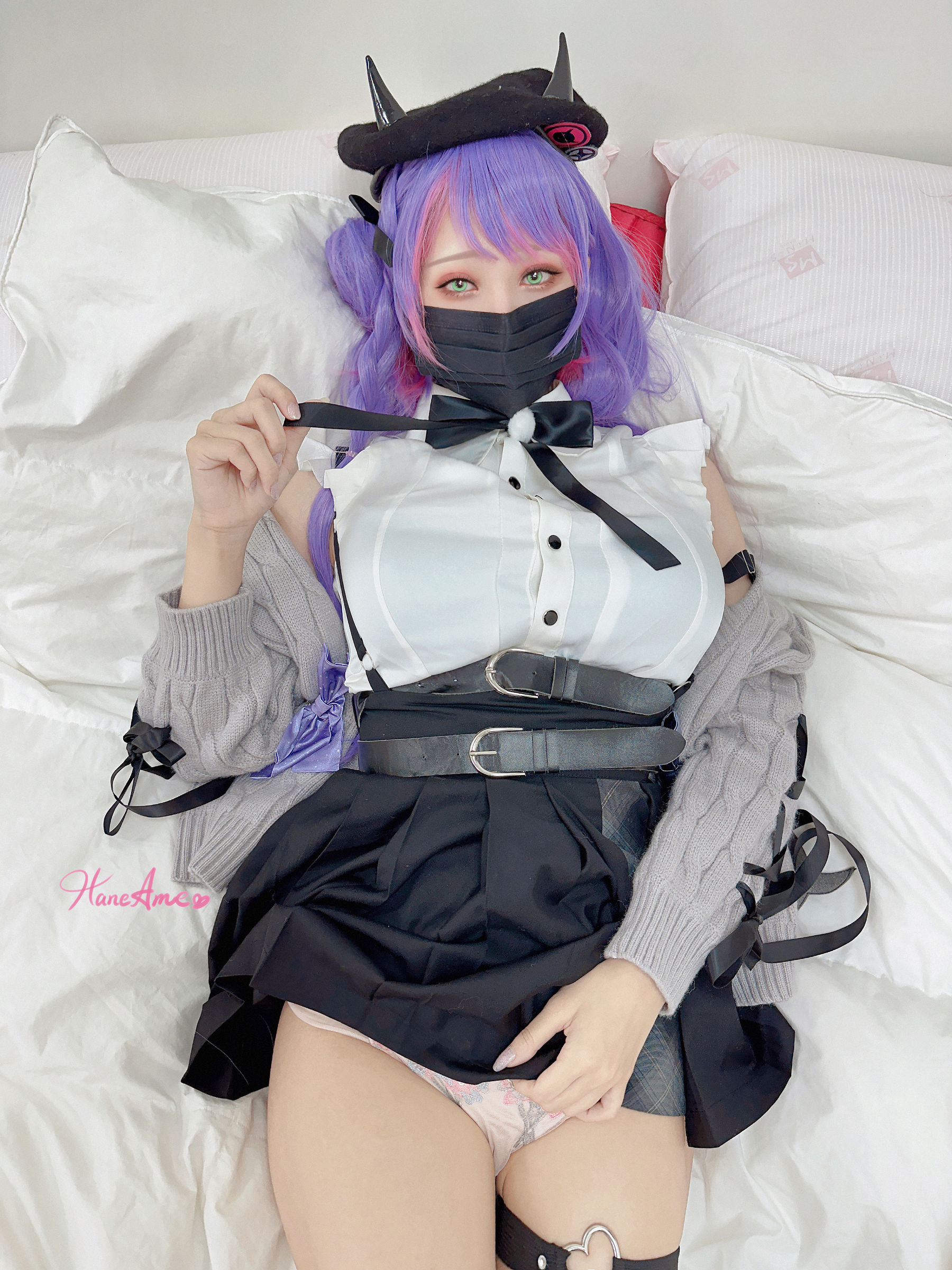 Hane Ame 雨波 – HOLOLIVE 常闇TOWA Cosplay-第5张