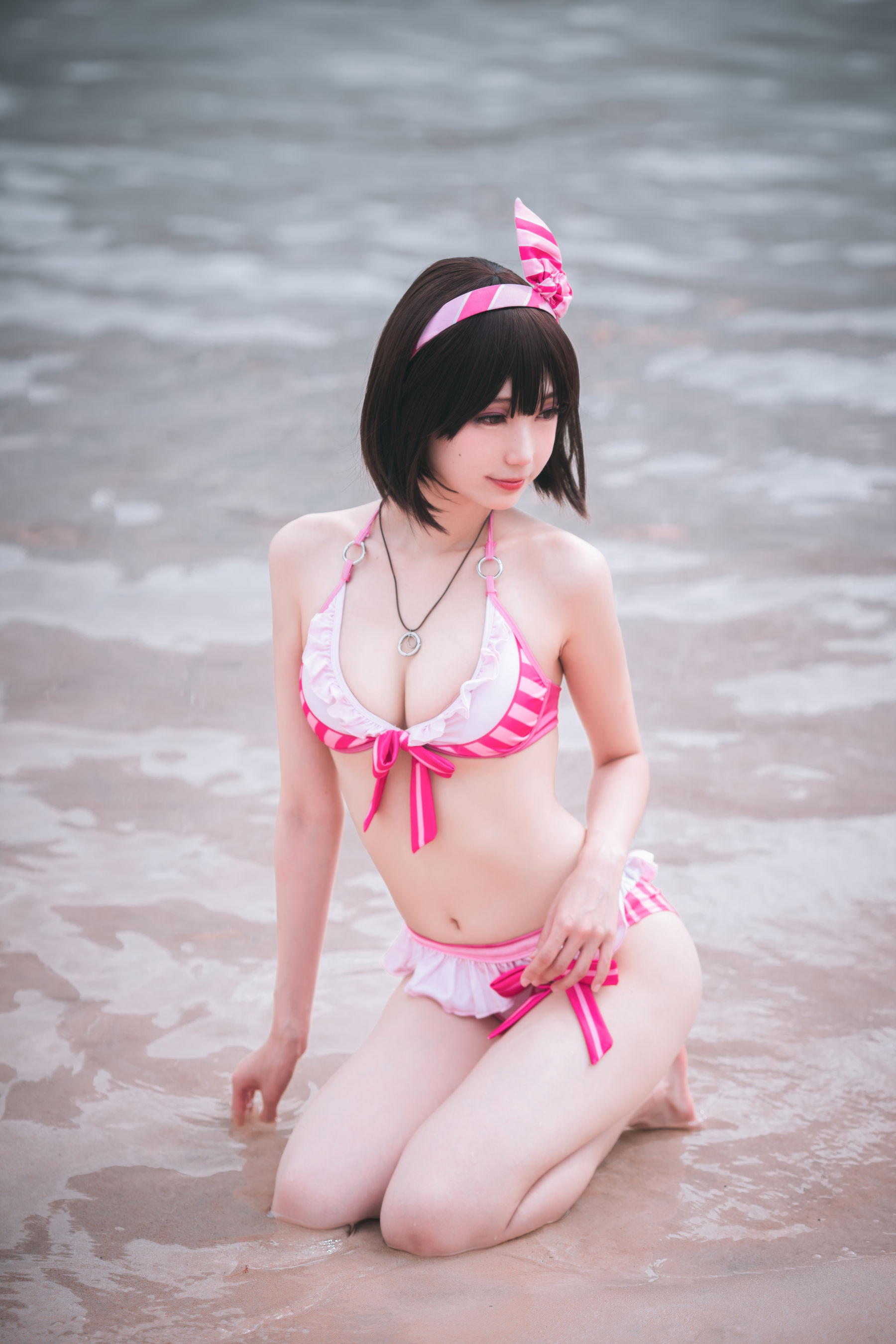 周叽是可爱兔兔 – 圣人惠水着 Cosplay-第2张