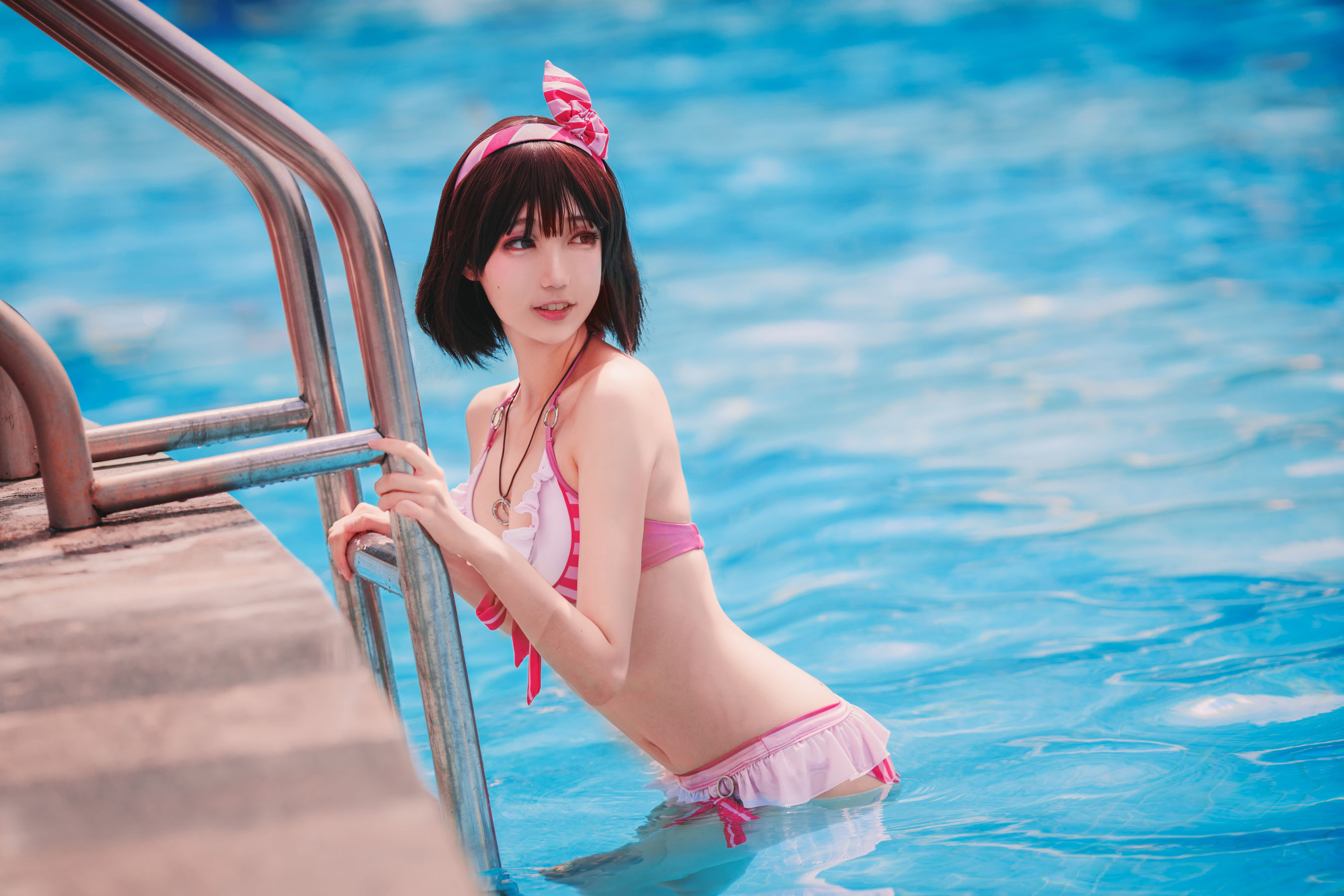 周叽是可爱兔兔 – 圣人惠水着 Cosplay-第5张