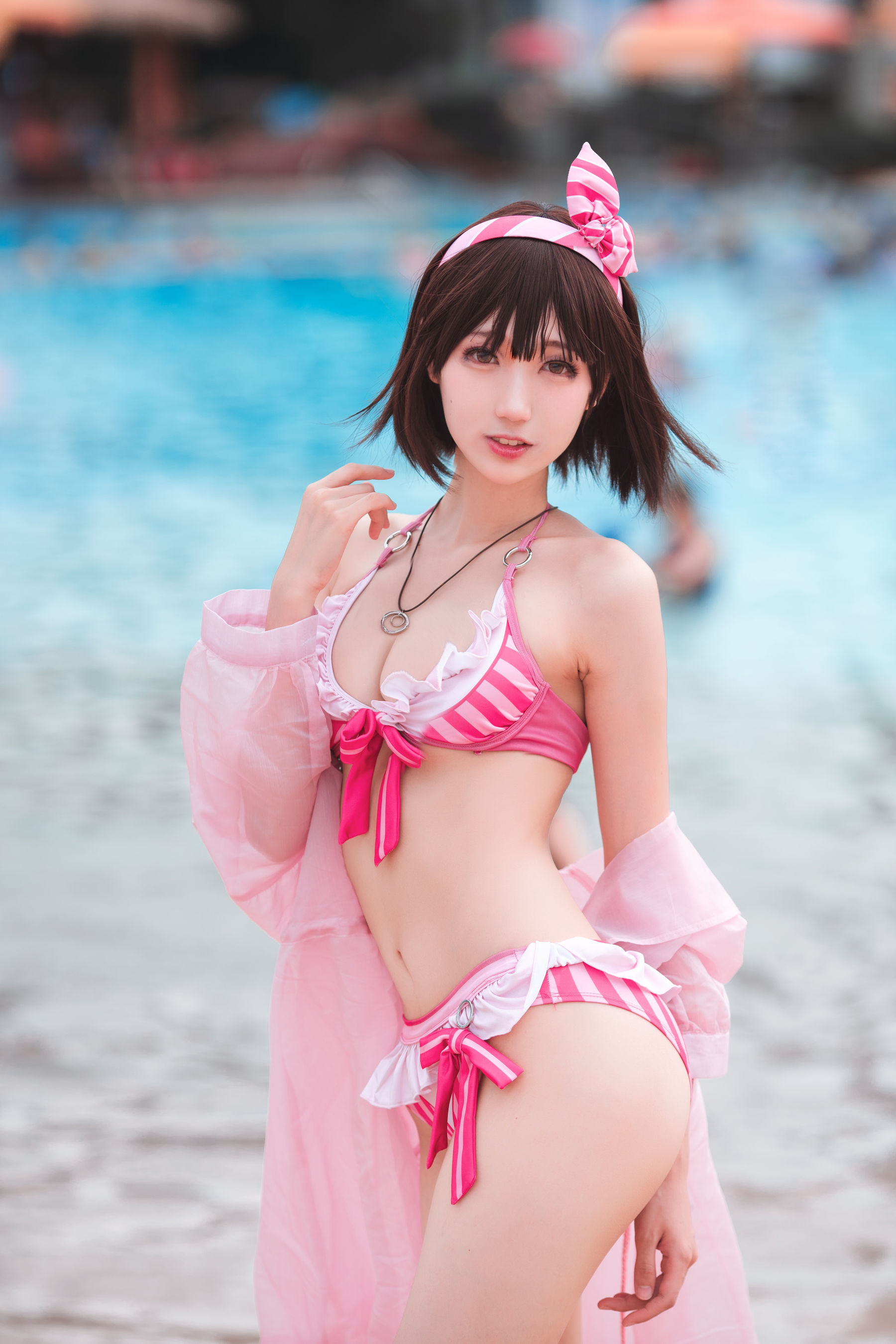周叽是可爱兔兔 – 圣人惠水着 Cosplay-第6张