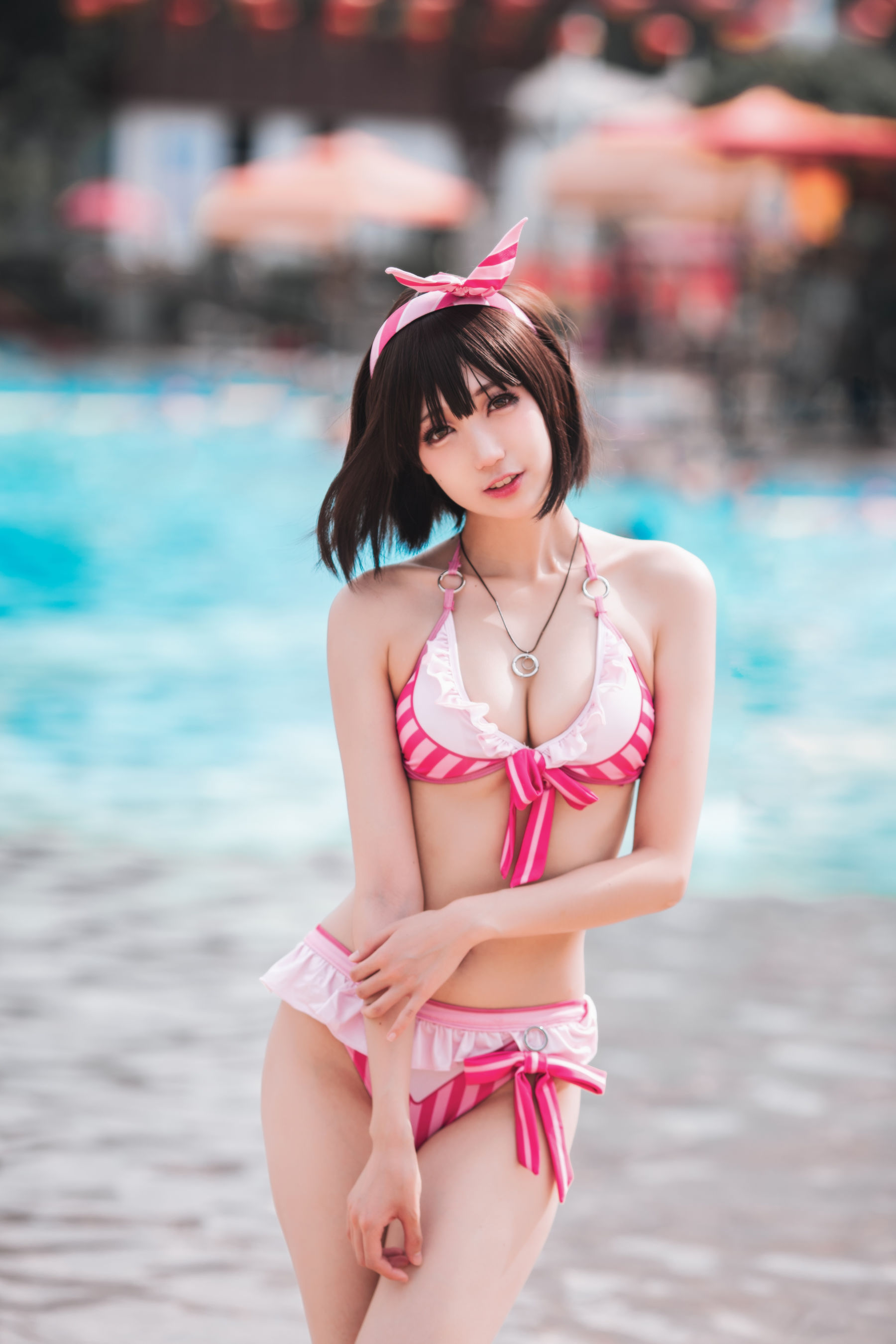 周叽是可爱兔兔 – 圣人惠水着 Cosplay-第19张