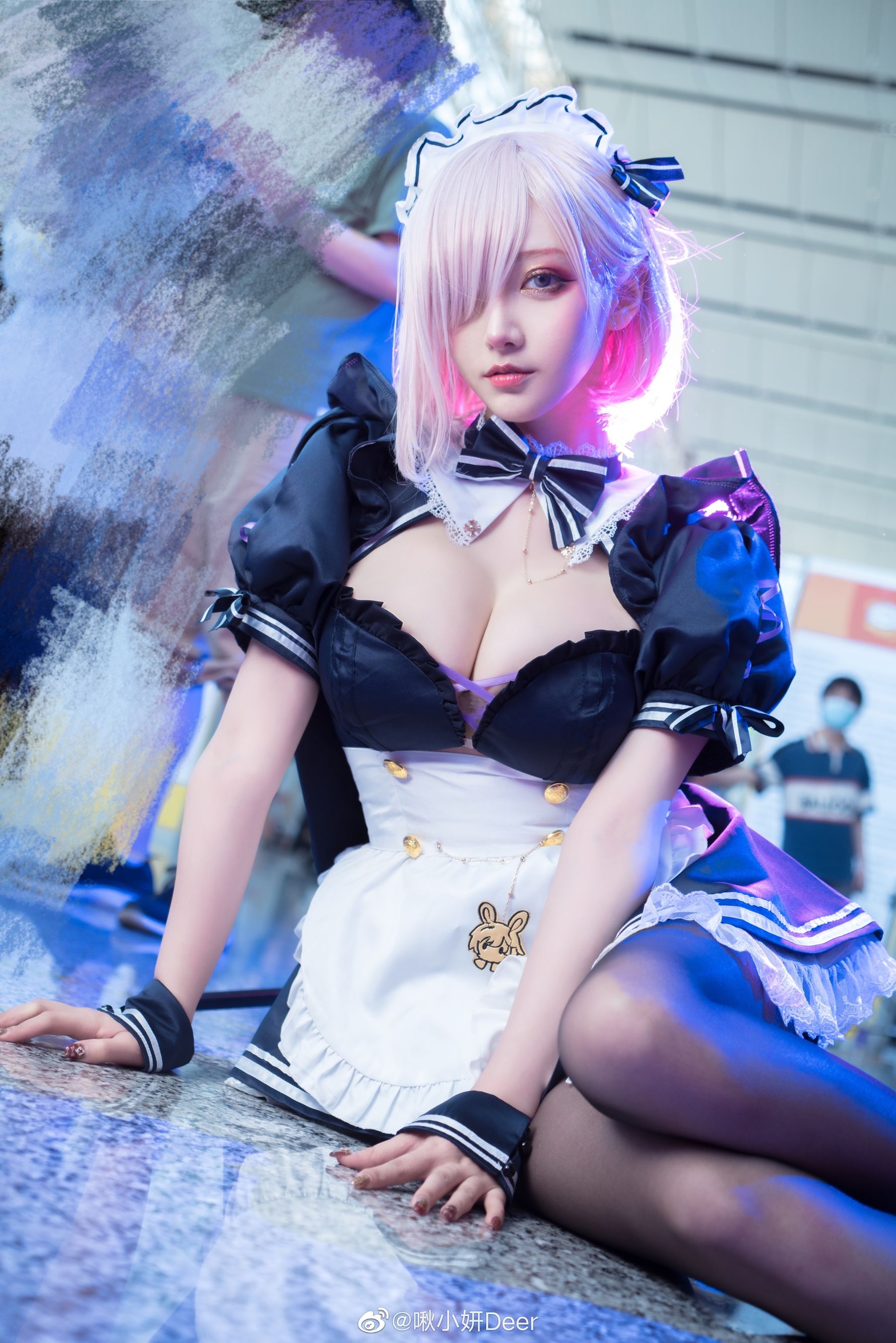 啾小研 – 玛修女仆 Cosplay-第1张