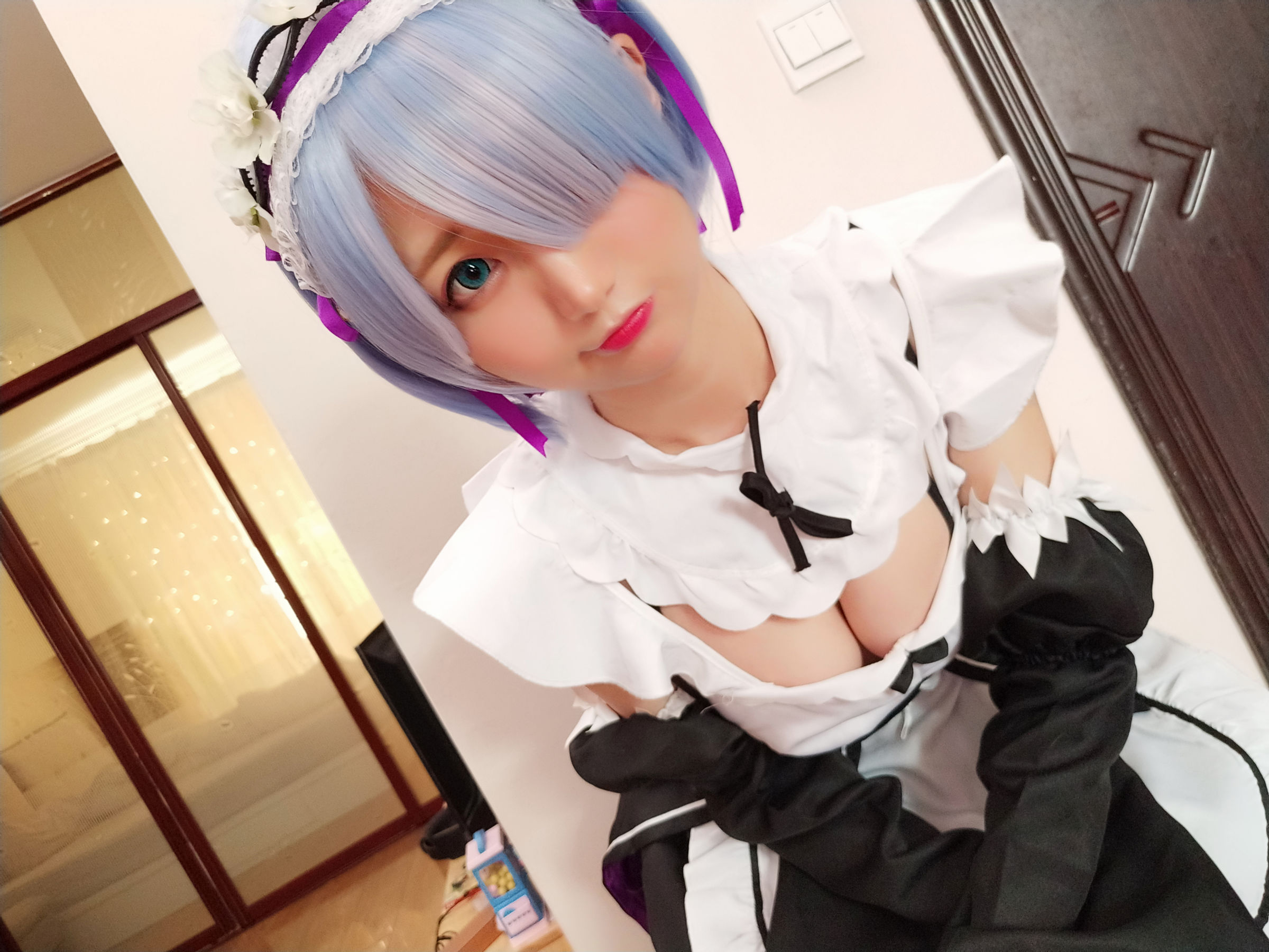 NAGISA魔物喵[fantia] – レム～～～ Cosplay-第1张