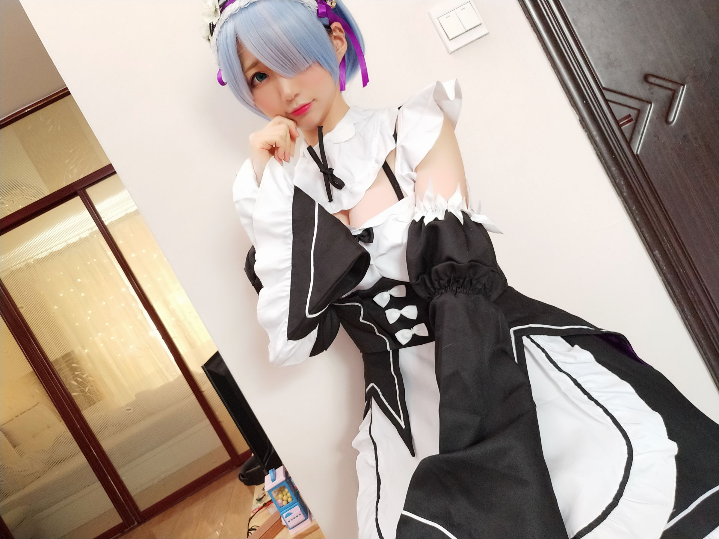 NAGISA魔物喵[fantia] – レム～～～ Cosplay-第2张