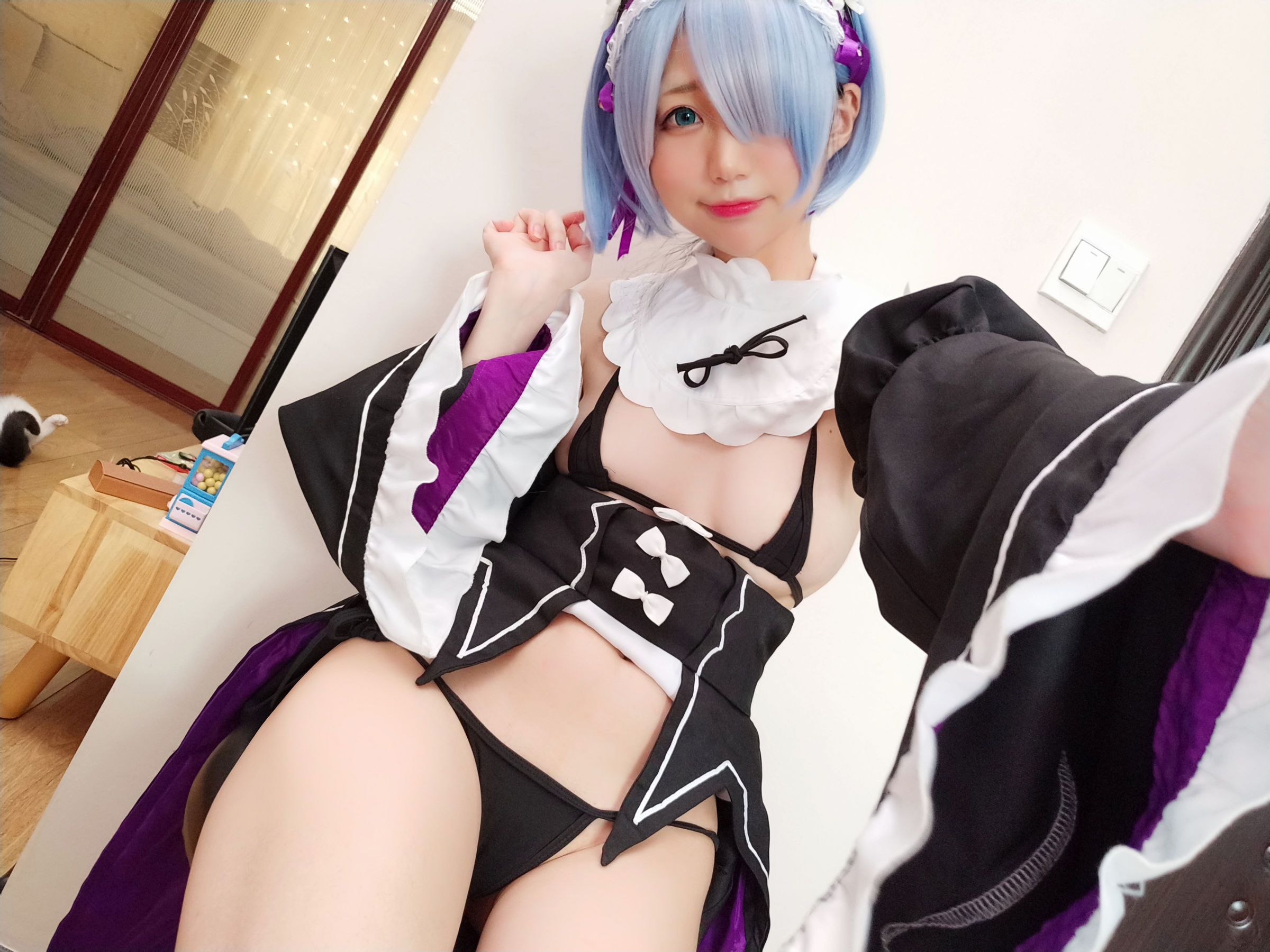 NAGISA魔物喵[fantia] – レム～～～ Cosplay-第5张