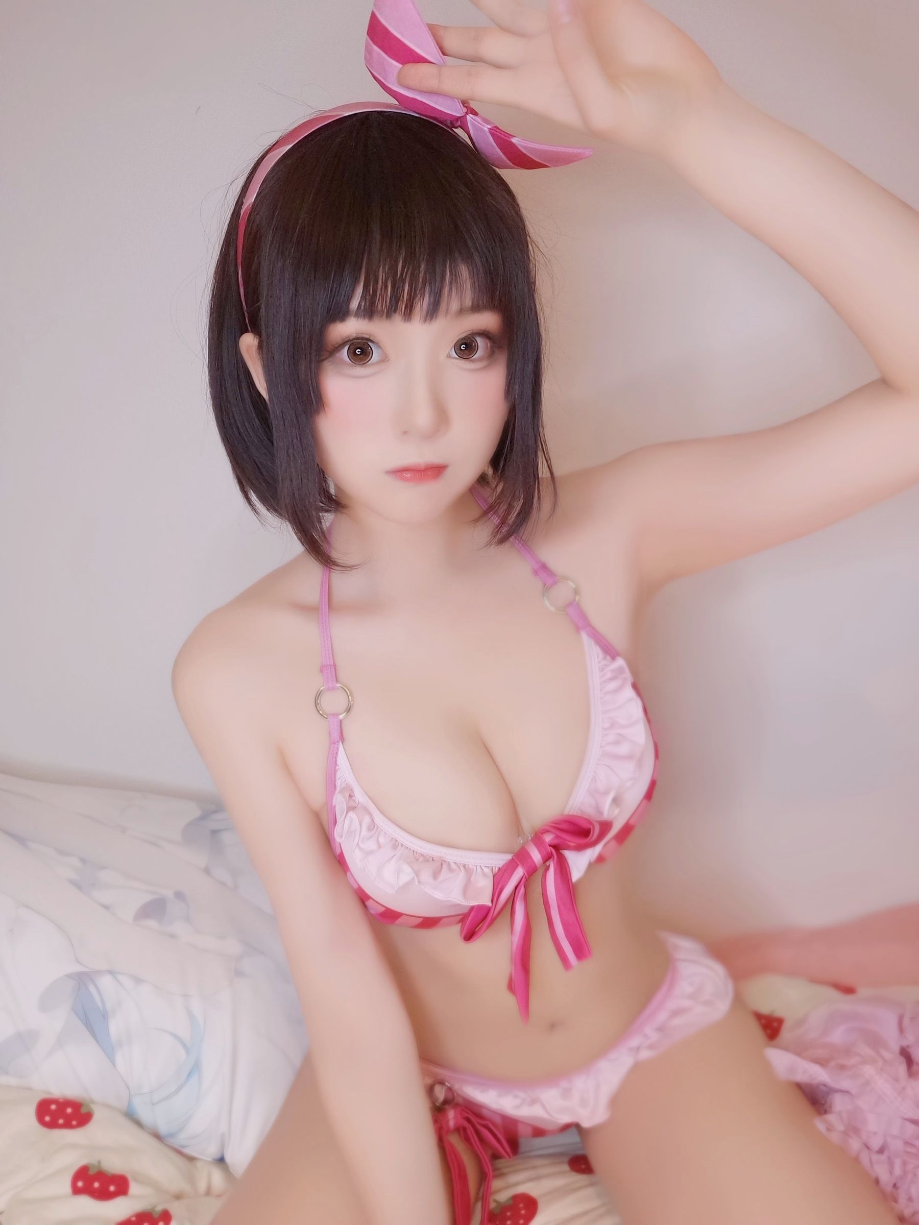 Yuki亭 – 加藤恵水着 Cosplay-第2张