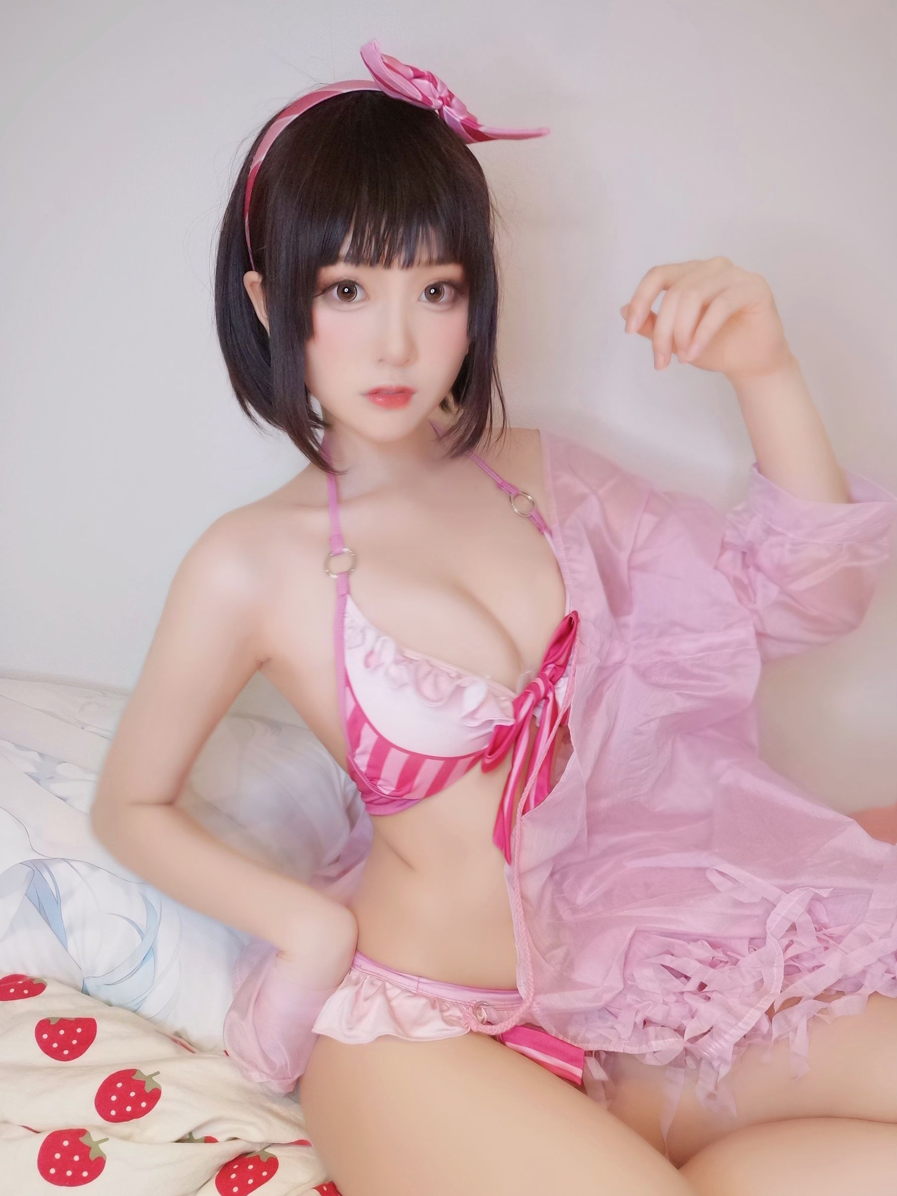 Yuki亭 – 加藤恵水着 Cosplay-第3张