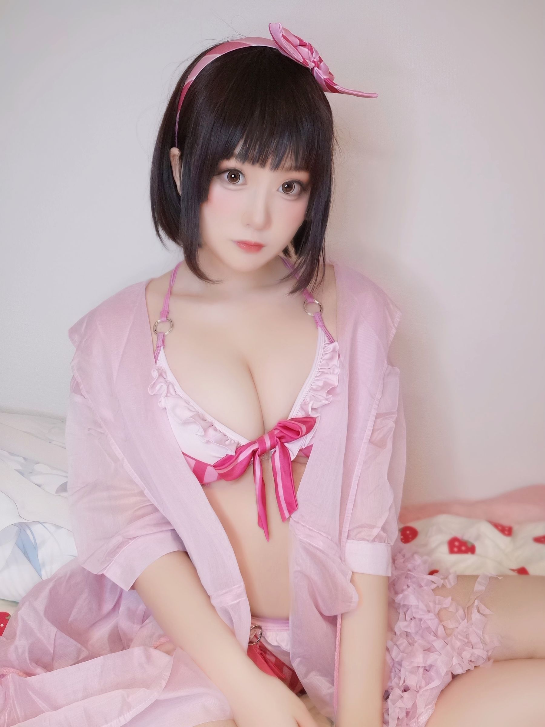 Yuki亭 – 加藤恵水着 Cosplay-第4张