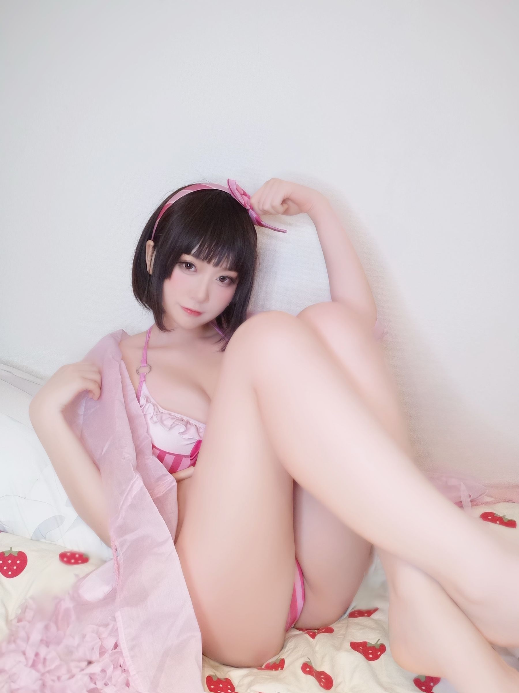 Yuki亭 – 加藤恵水着 Cosplay-第9张