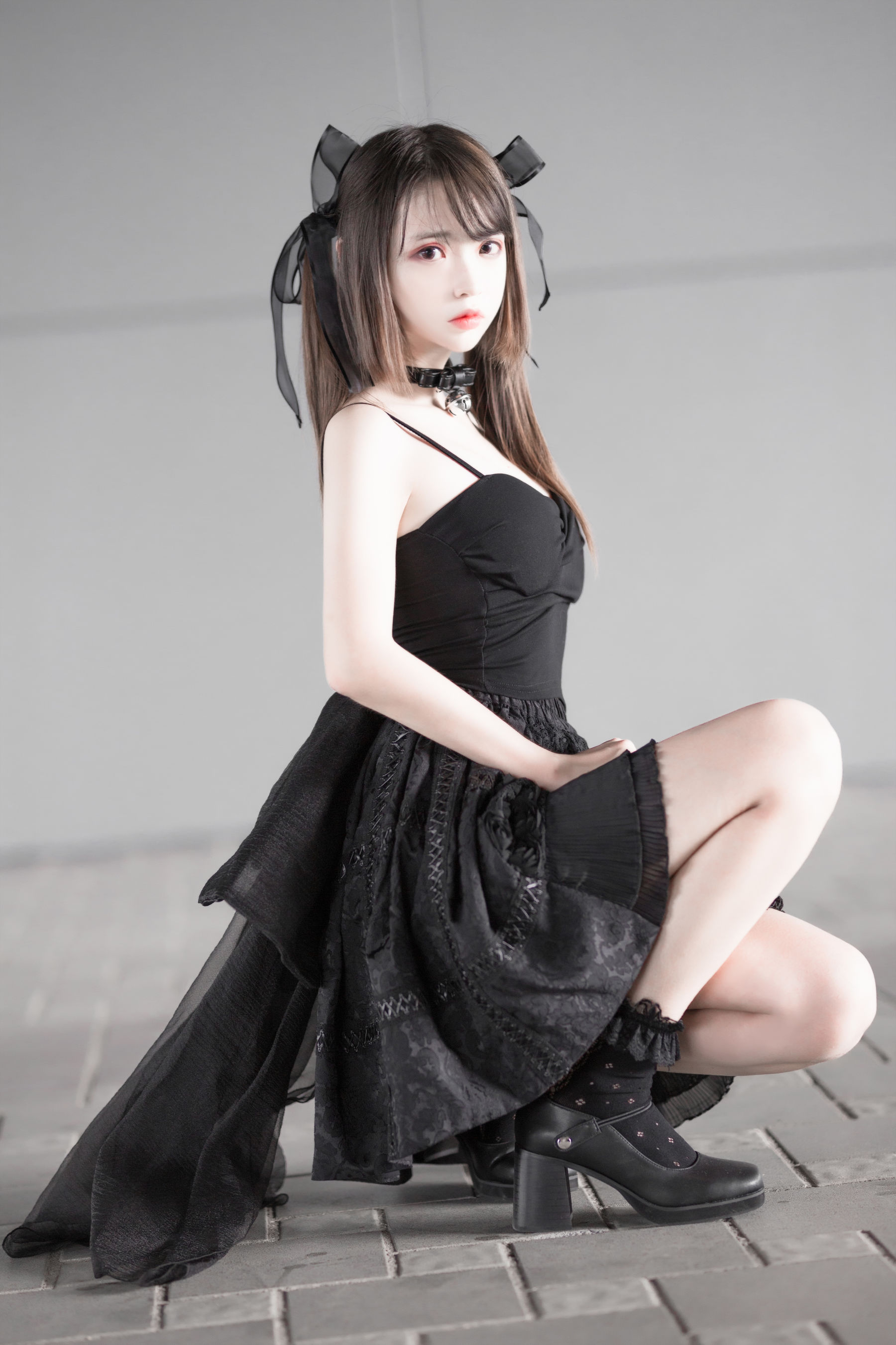 疯猫ss 漫展黑裙 Cosplay-第2张