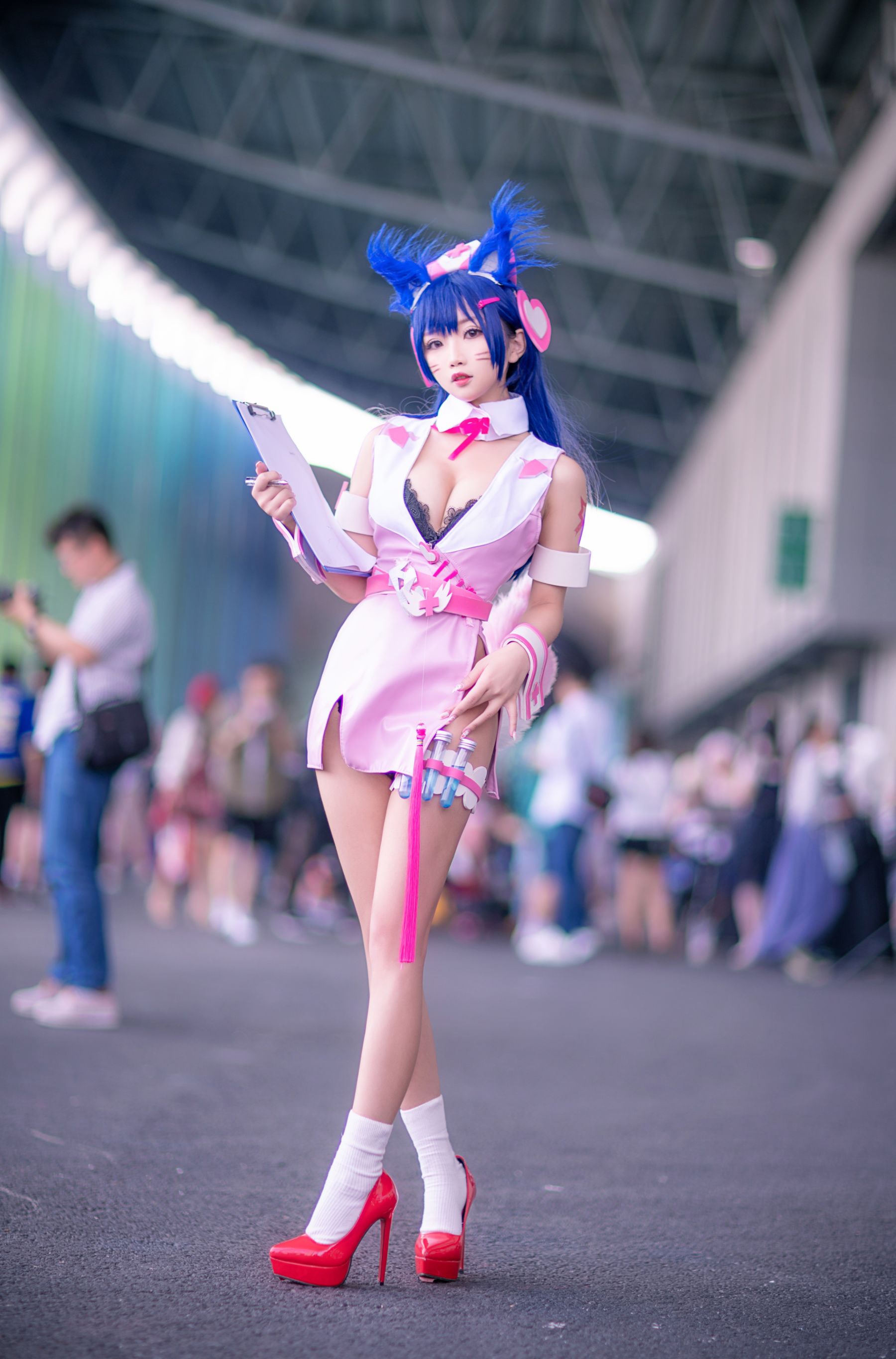 白嫩美少女鬼畜瑶 阿狸 Cosplay-第2张