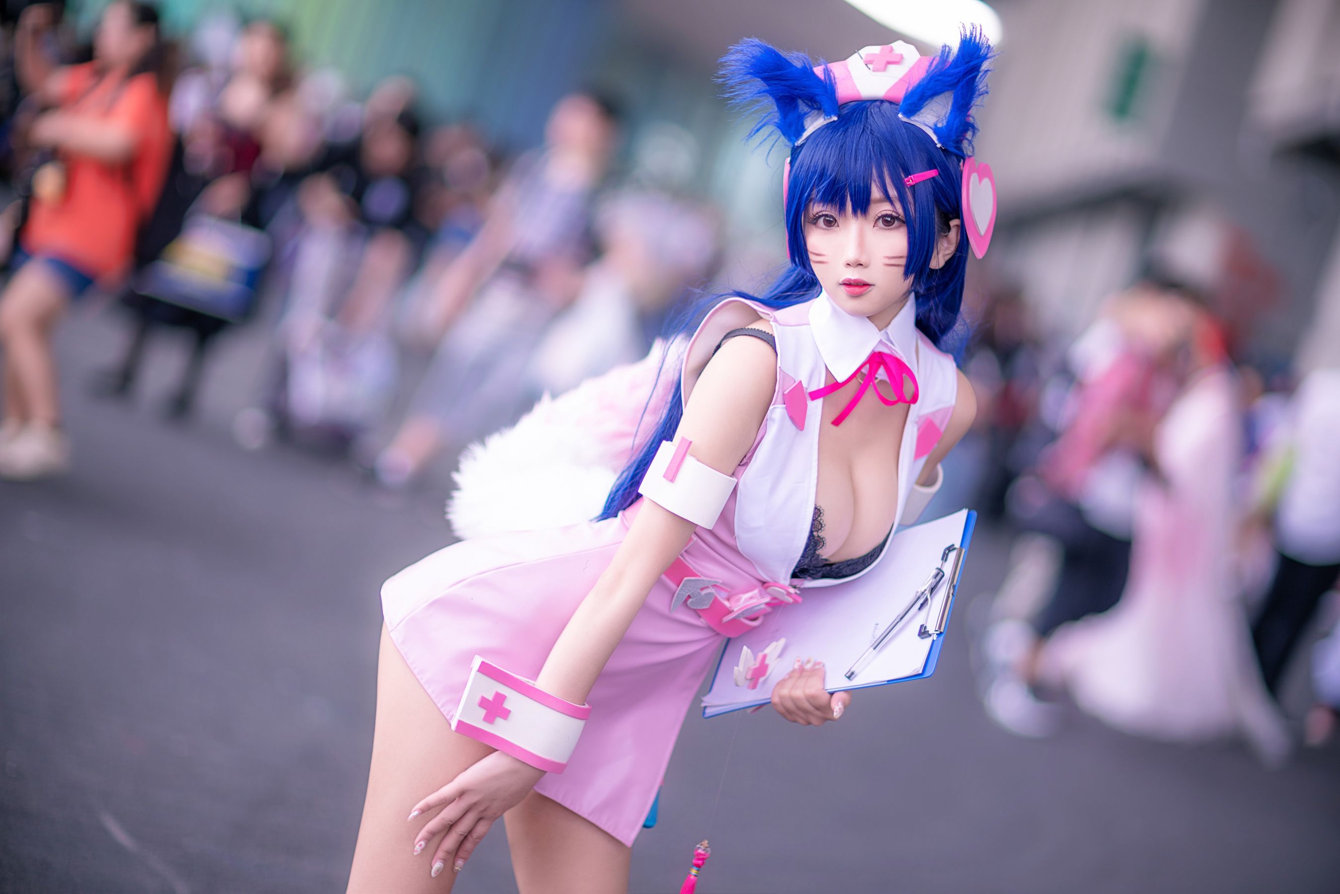 白嫩美少女鬼畜瑶 阿狸 Cosplay-第4张