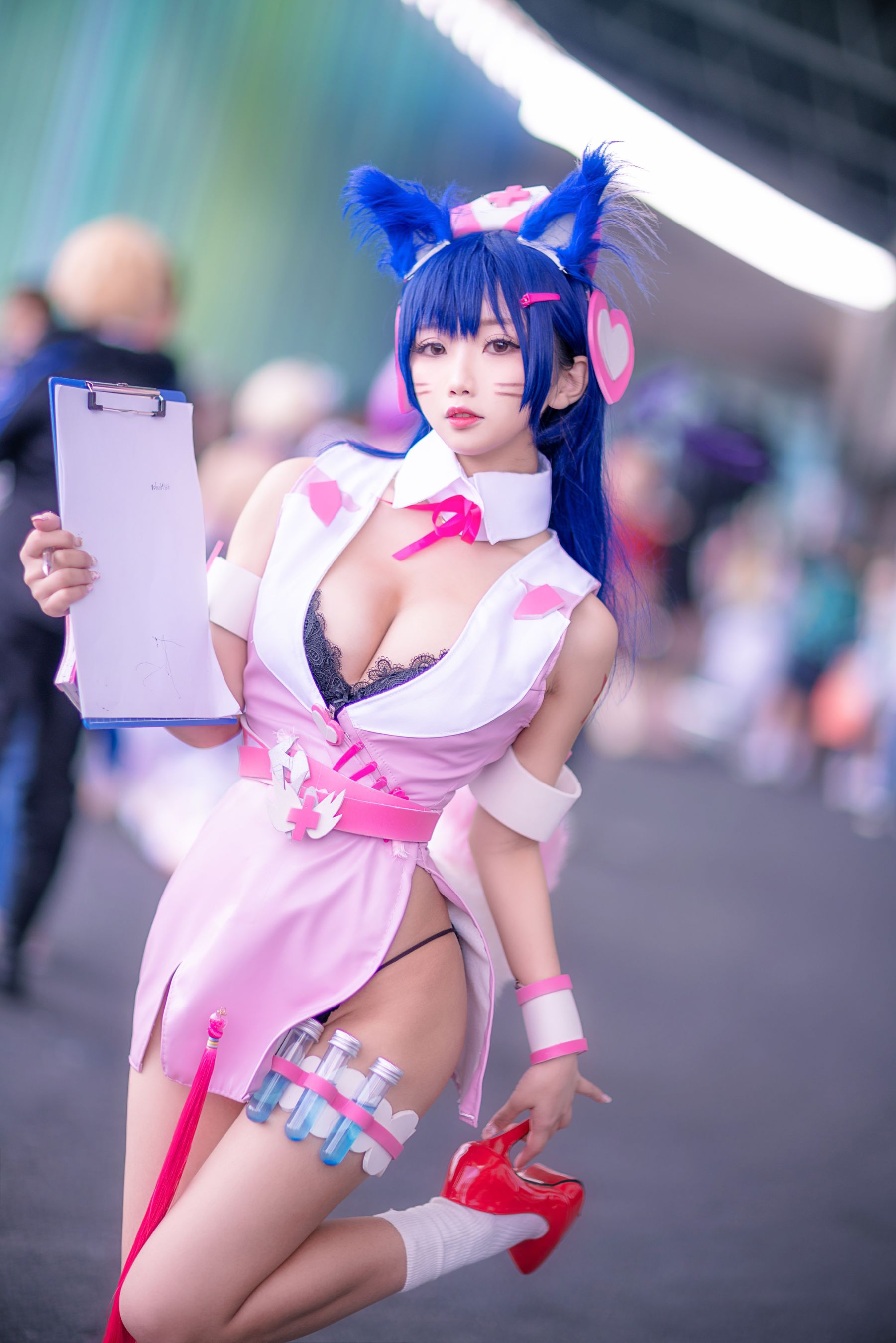 白嫩美少女鬼畜瑶 阿狸 Cosplay-第5张