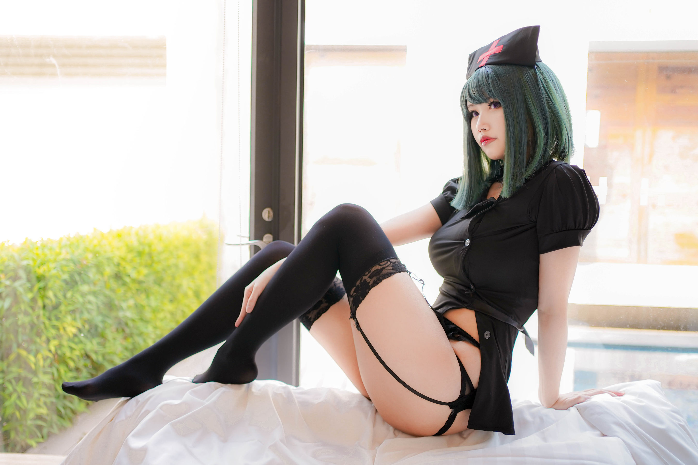 Coser萱-KaYa 暗黑护士 Cosplay-第1张